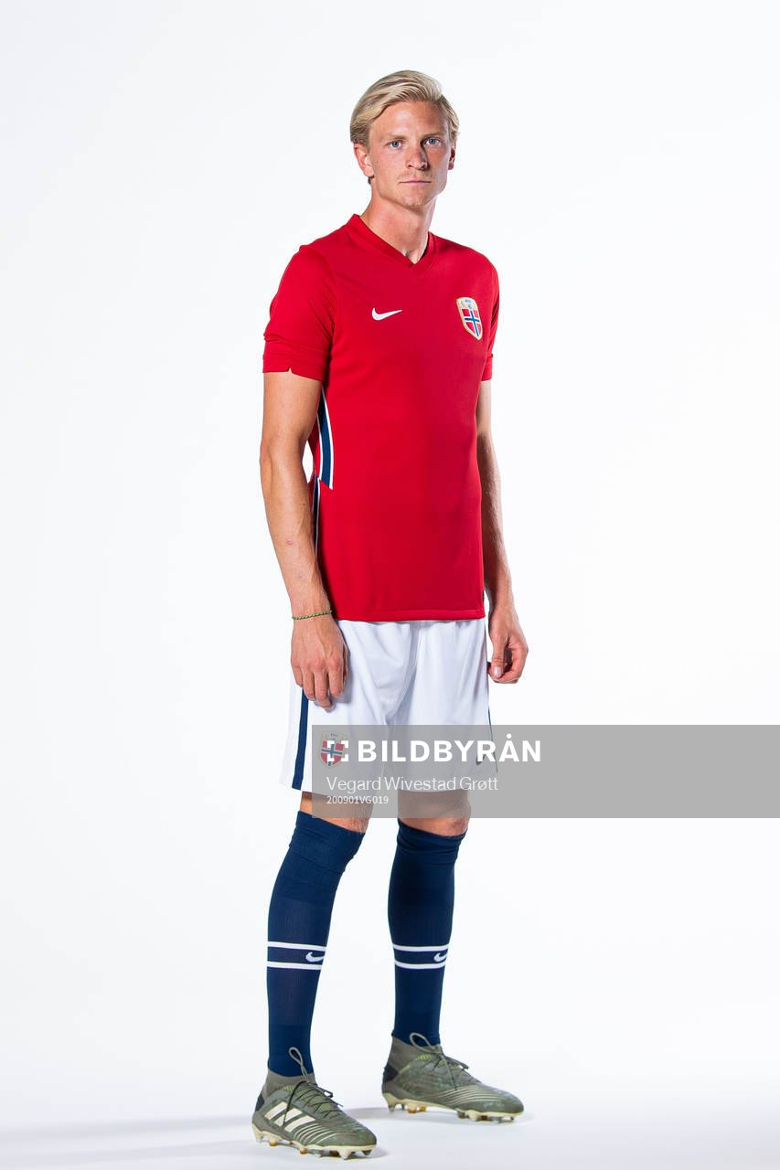Morten Thorsby of the Norwegian national football team