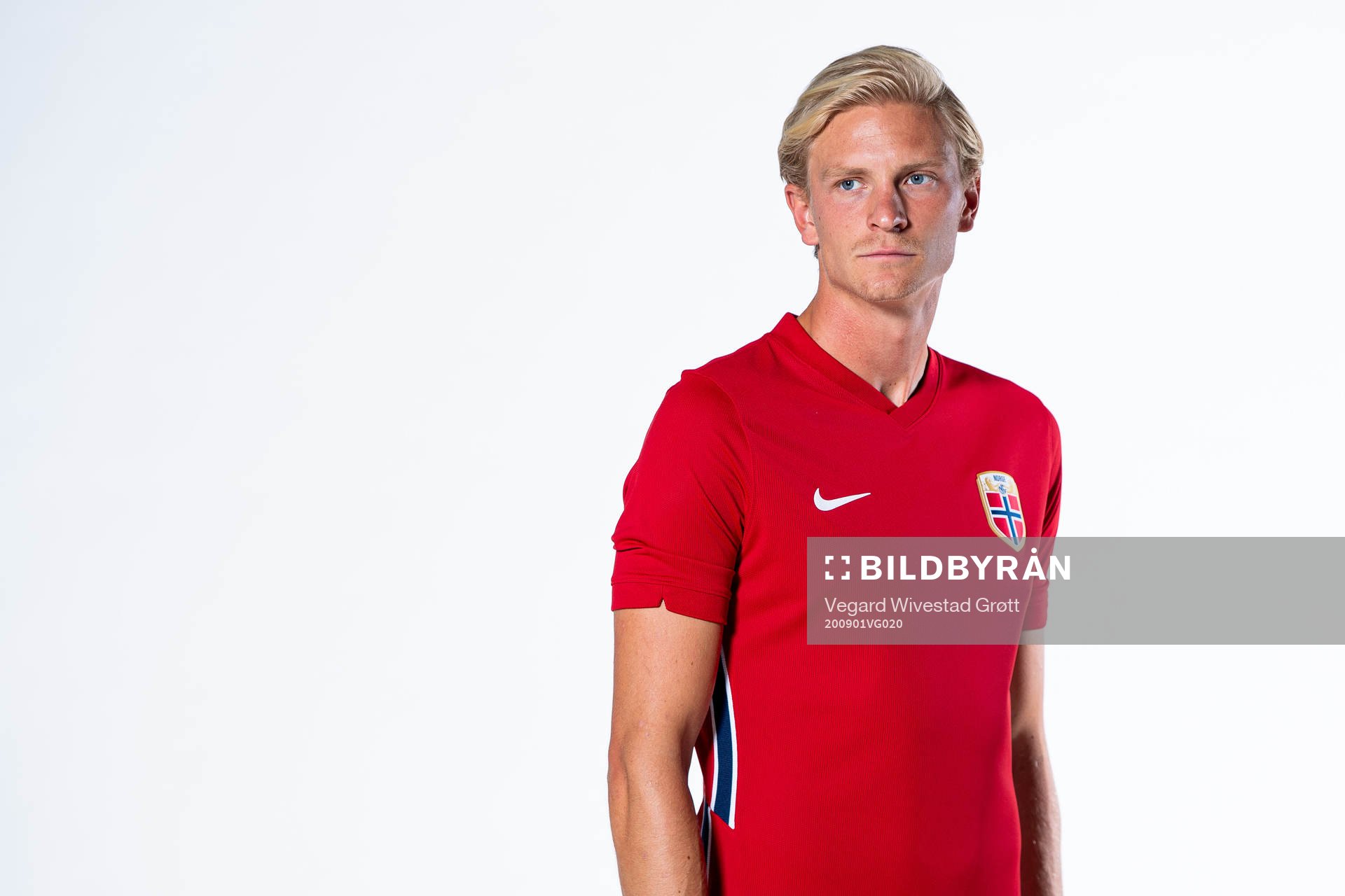 Morten Thorsby of the Norwegian national football team