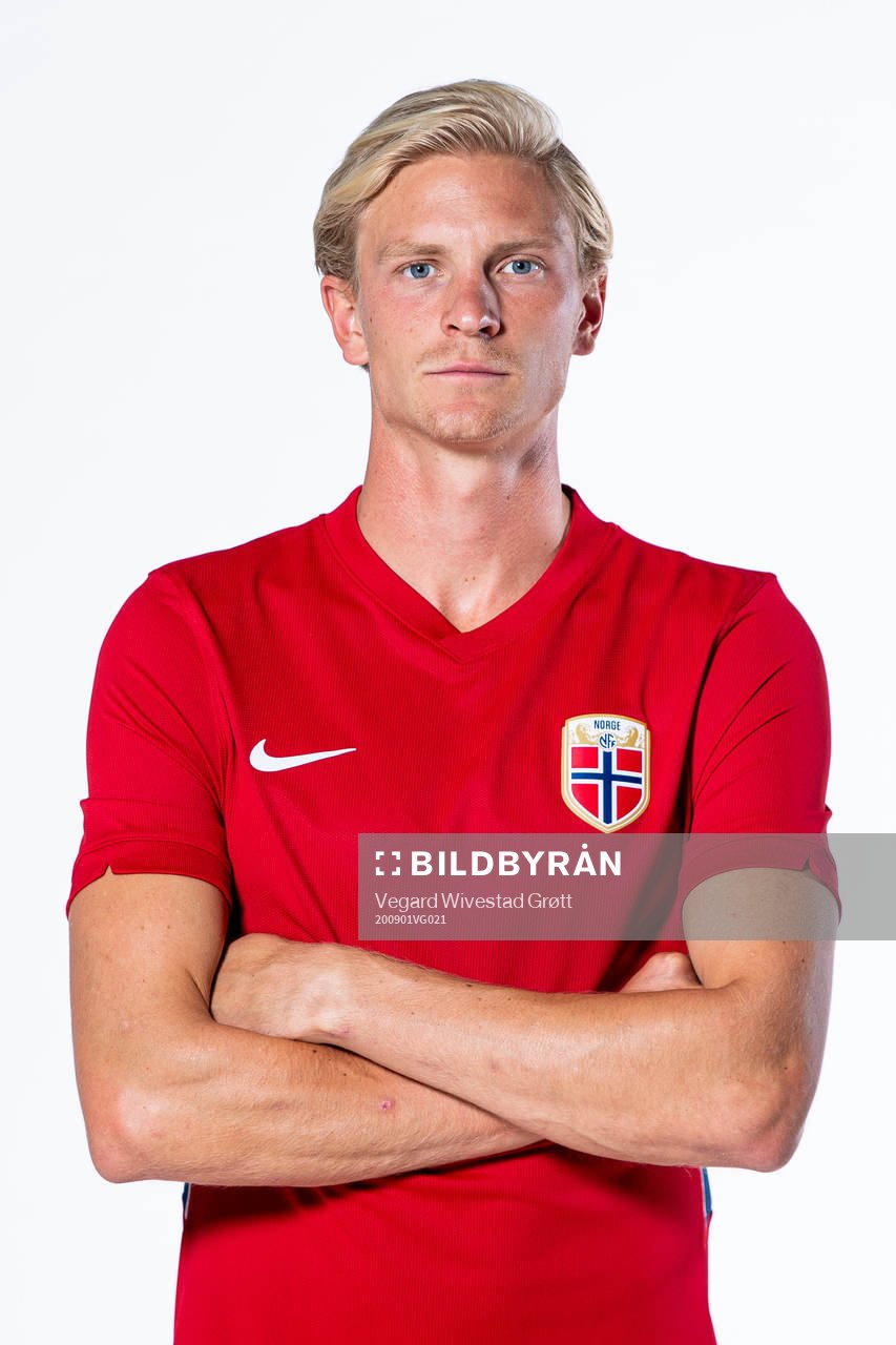 Morten Thorsby of the Norwegian national football team
