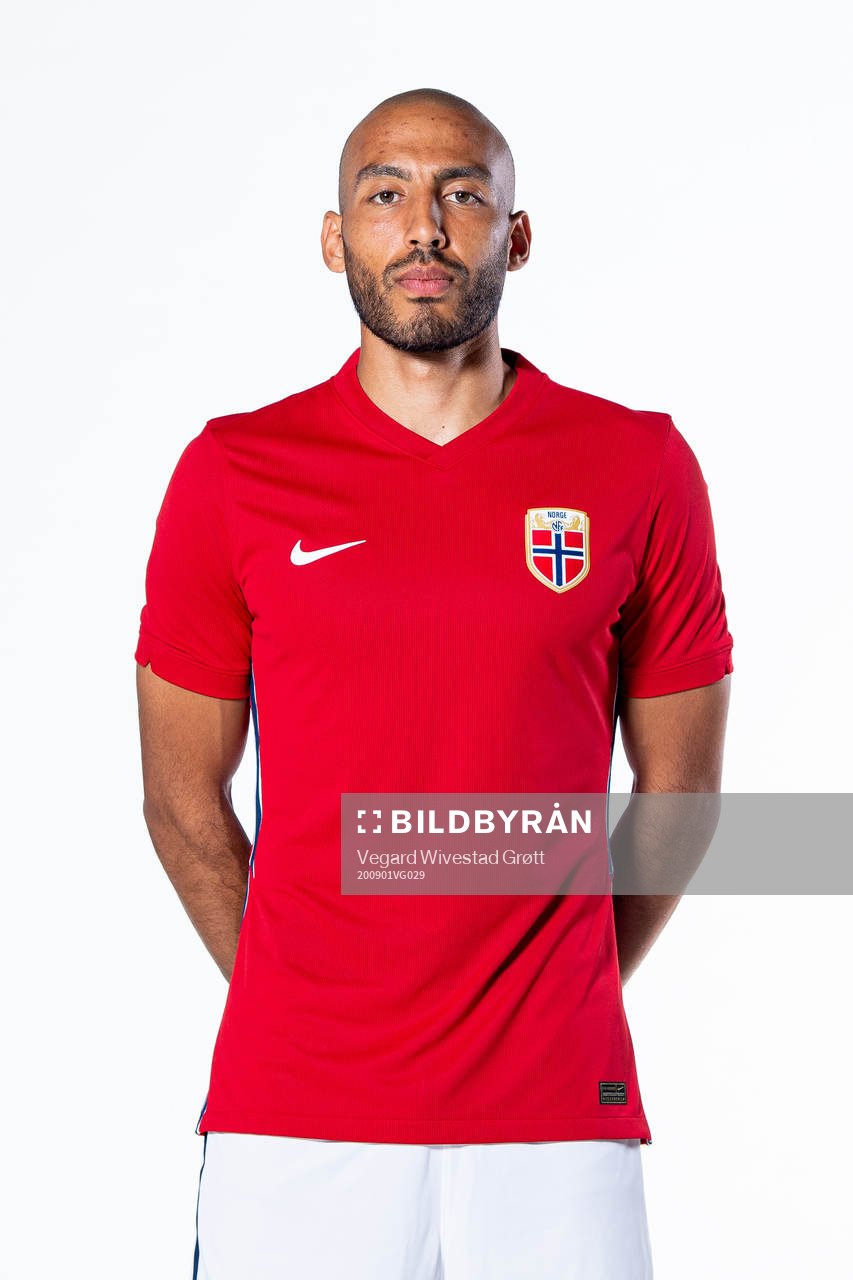 Haitam Aleesami of the Norwegian national football team