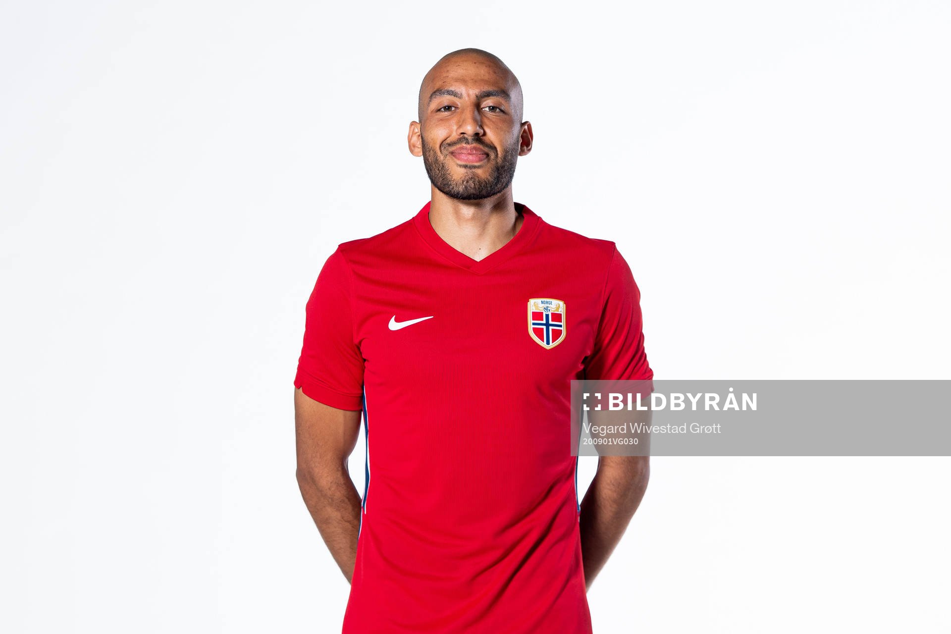 Haitam Aleesami of the Norwegian national football team