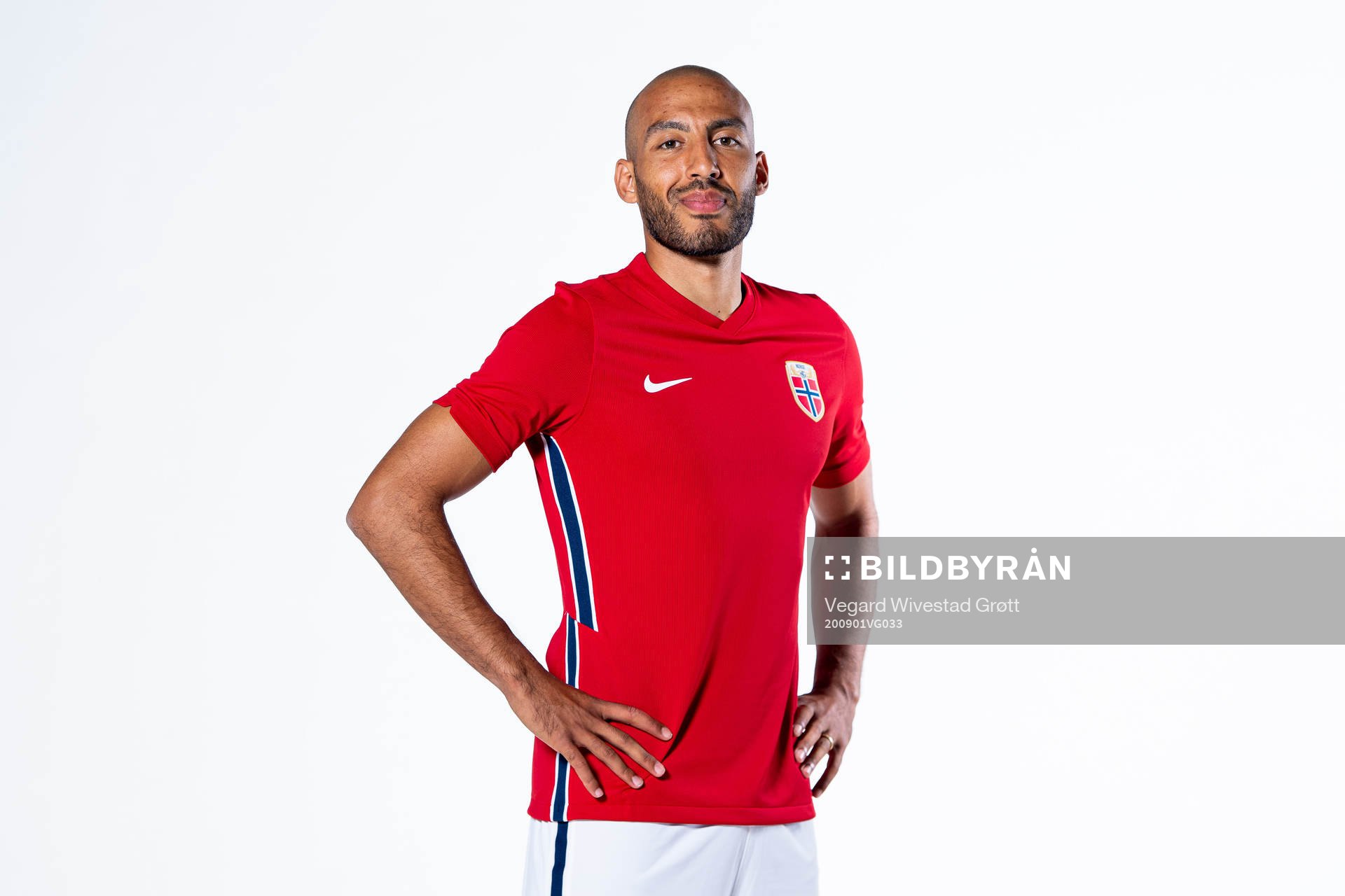 Haitam Aleesami of the Norwegian national football team