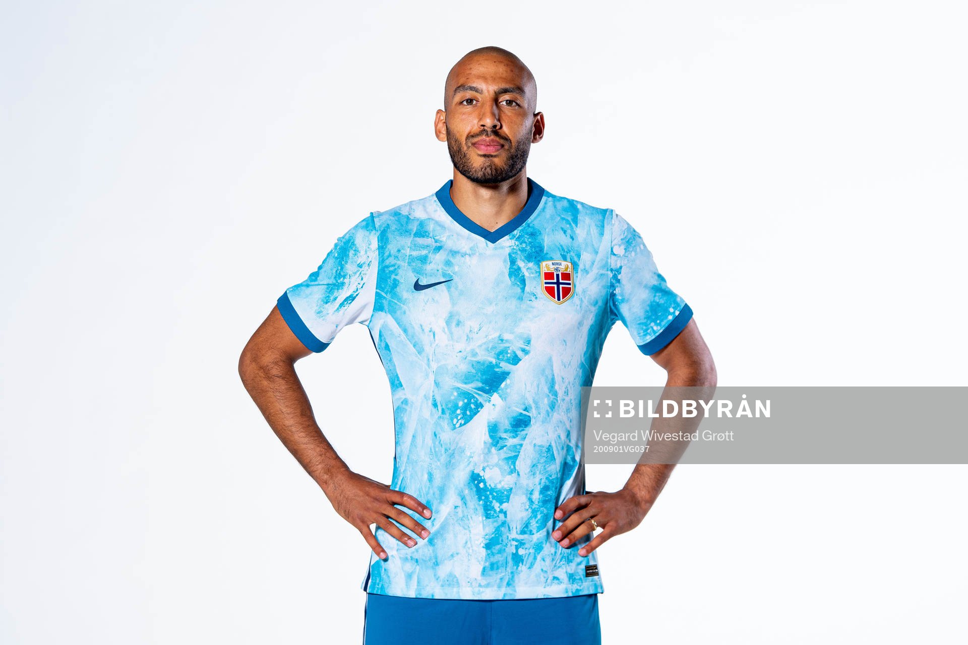 Haitam Aleesami of the Norwegian national football team