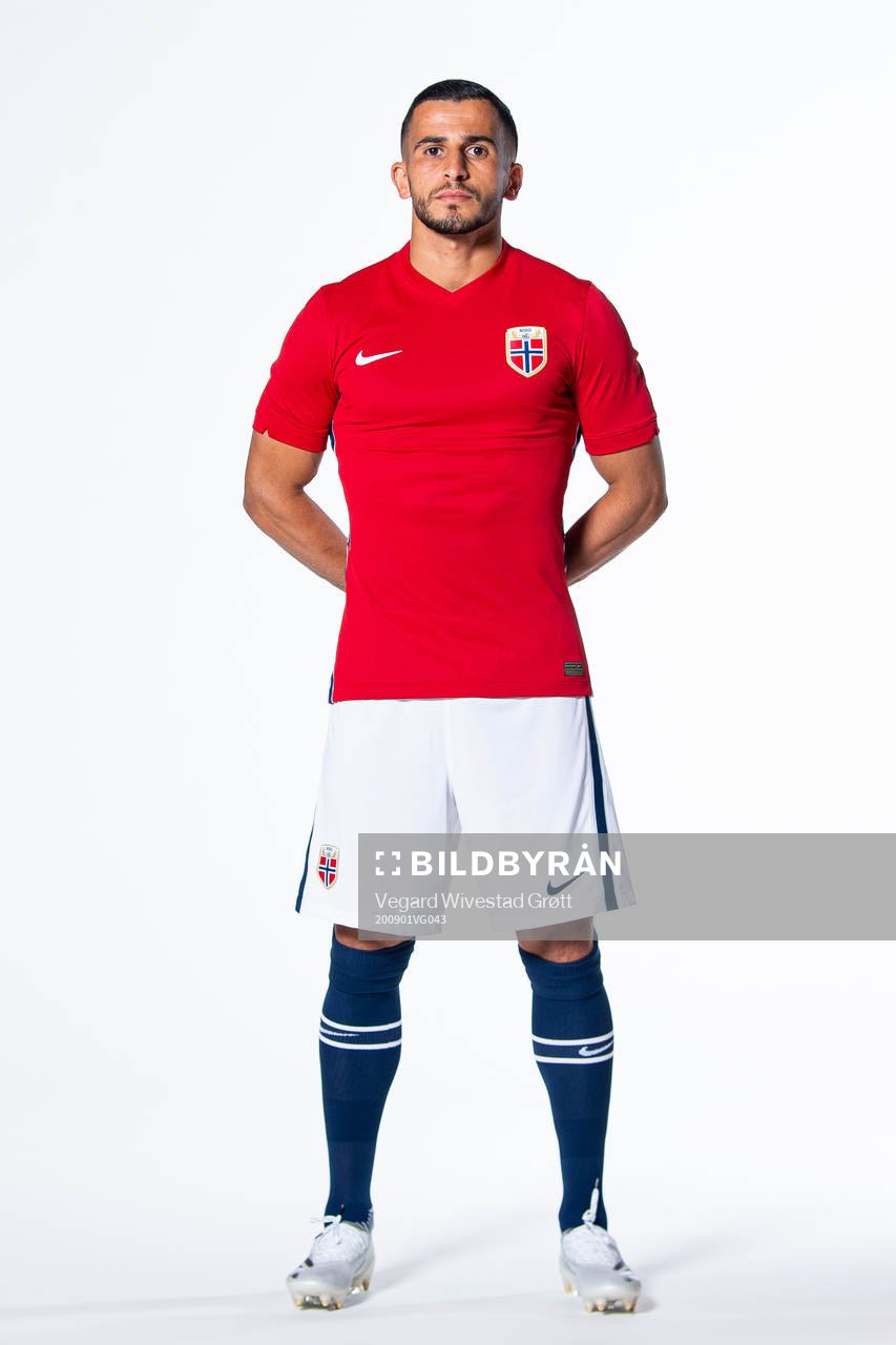 Omar Elabdellaoui of the Norwegian national football team