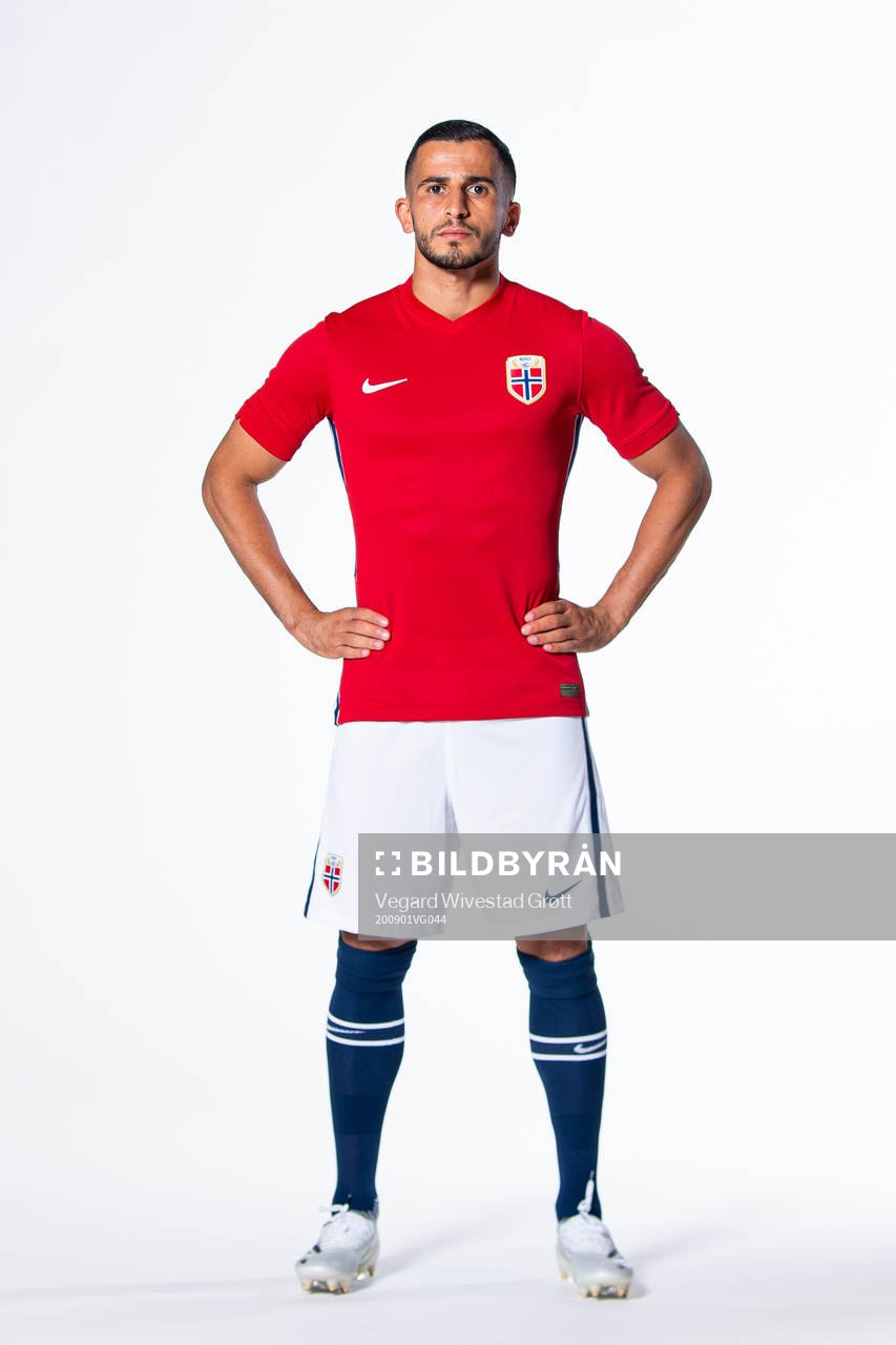 Omar Elabdellaoui of the Norwegian national football team