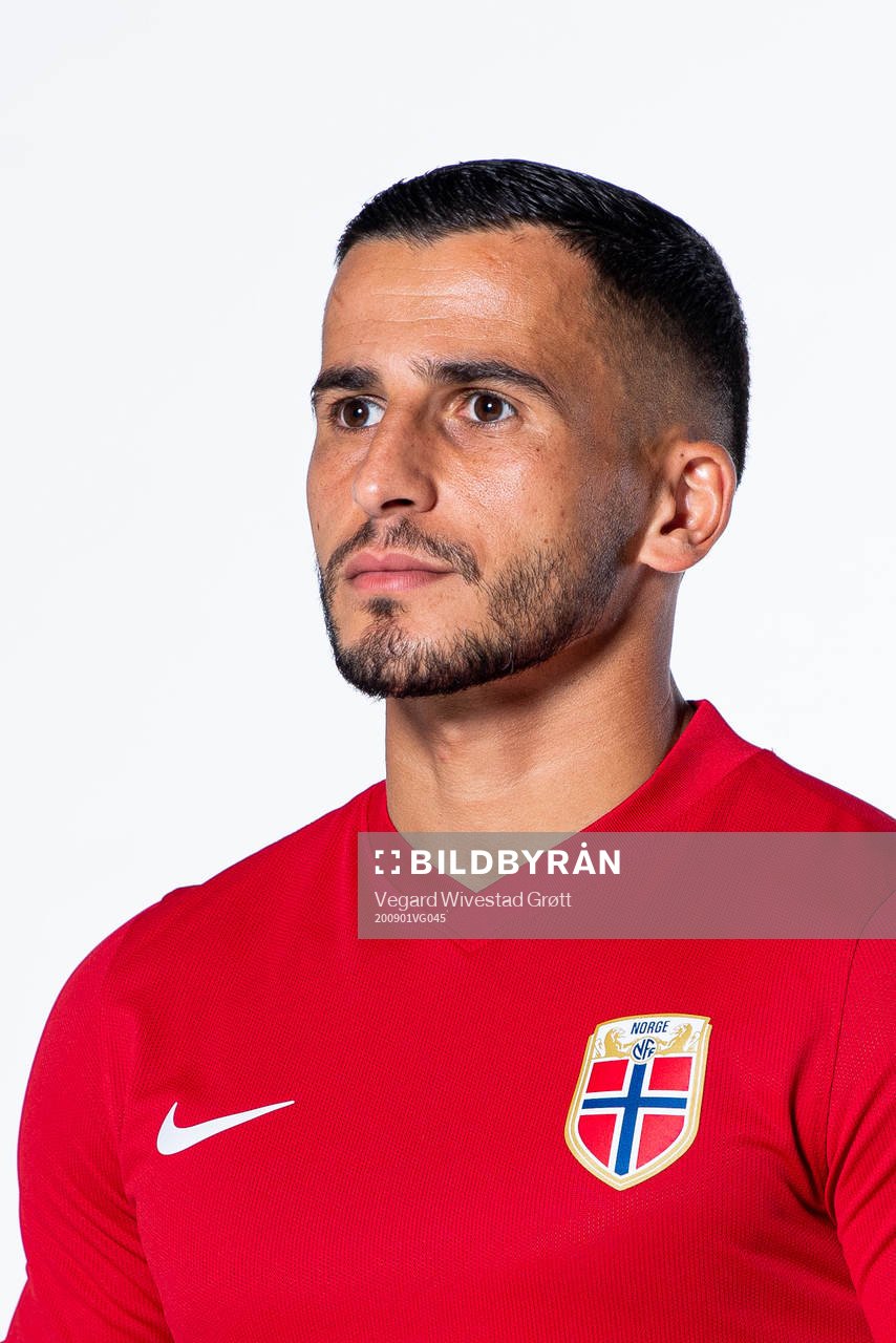 Omar Elabdellaoui of the Norwegian national football team