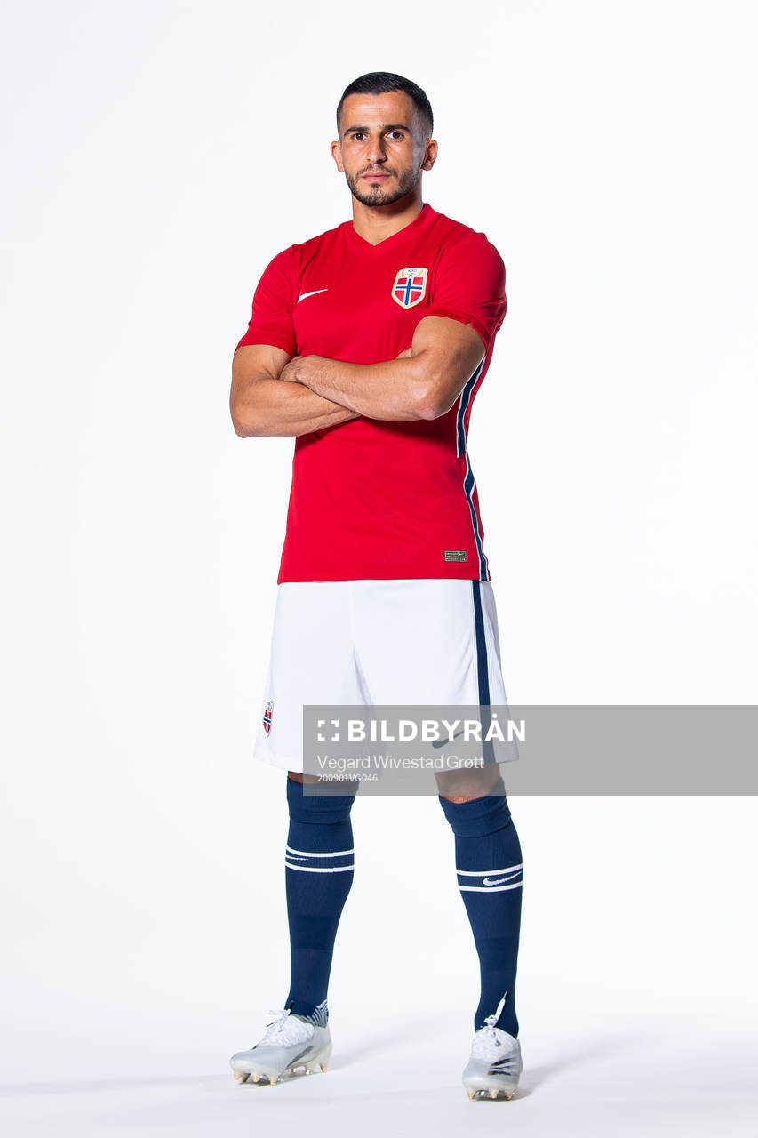 Omar Elabdellaoui of the Norwegian national football team