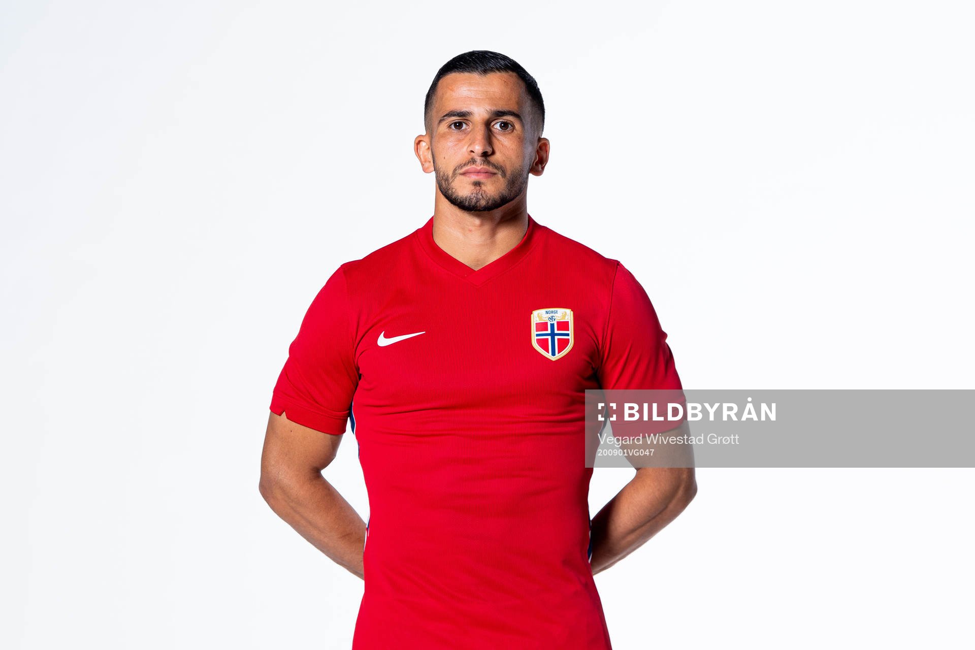 Omar Elabdellaoui of the Norwegian national football team