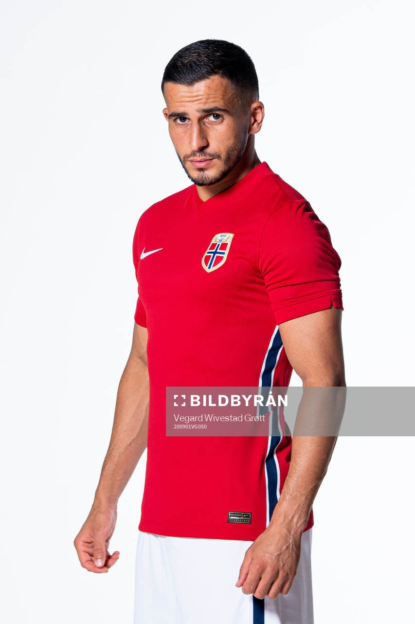 Omar Elabdellaoui of the Norwegian national football team