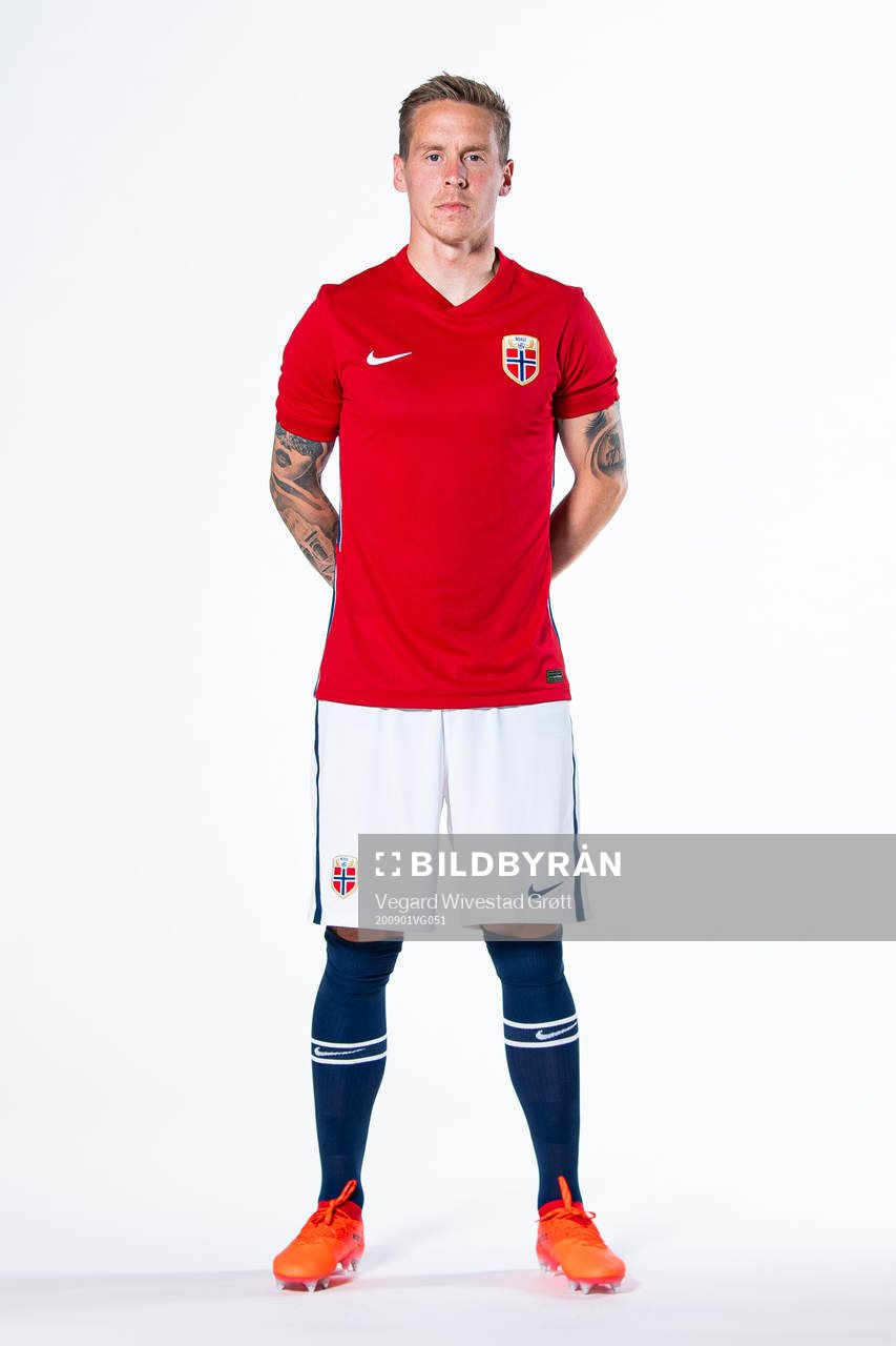 Stefan Johansen of the Norwegian national football team