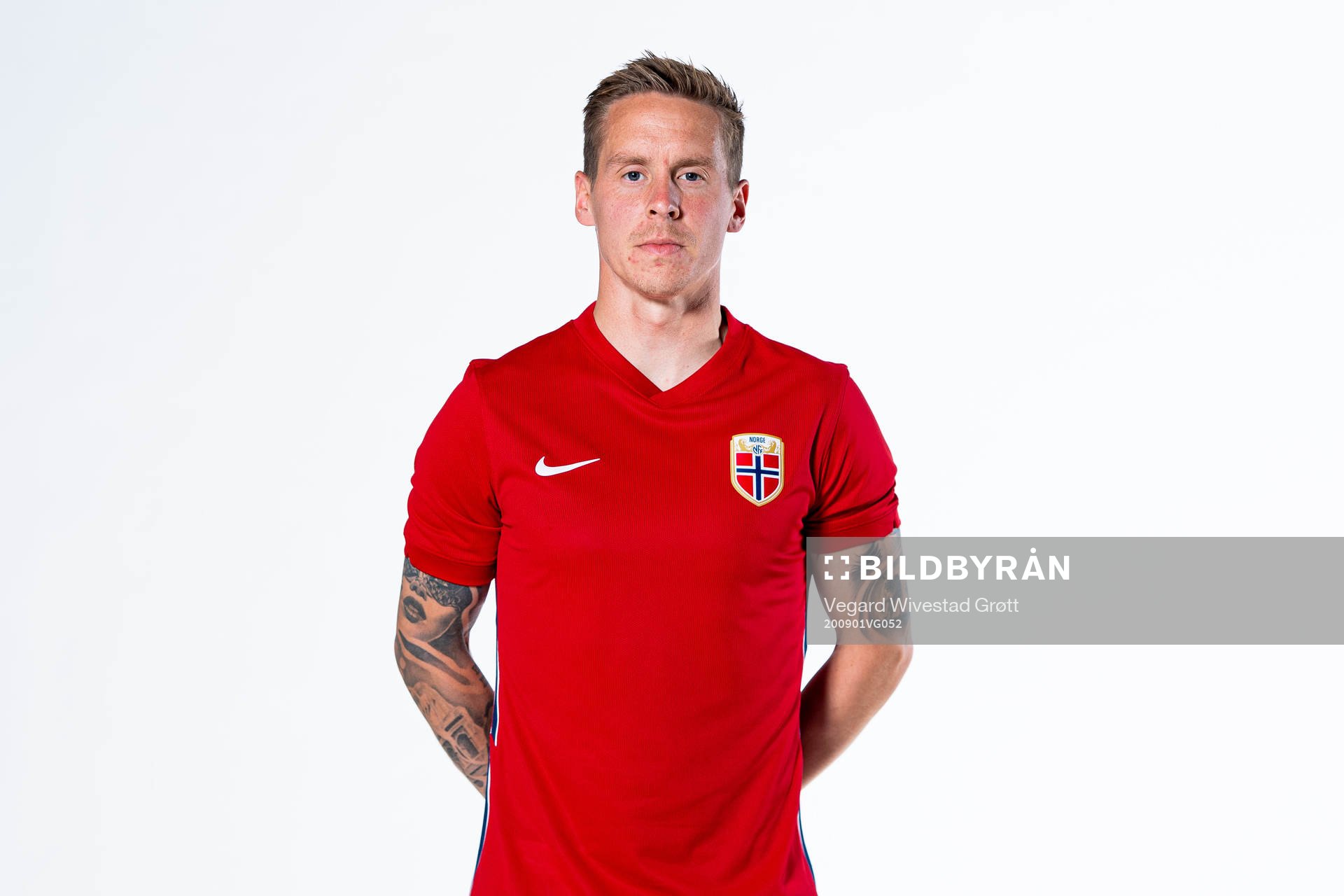 Stefan Johansen of the Norwegian national football team