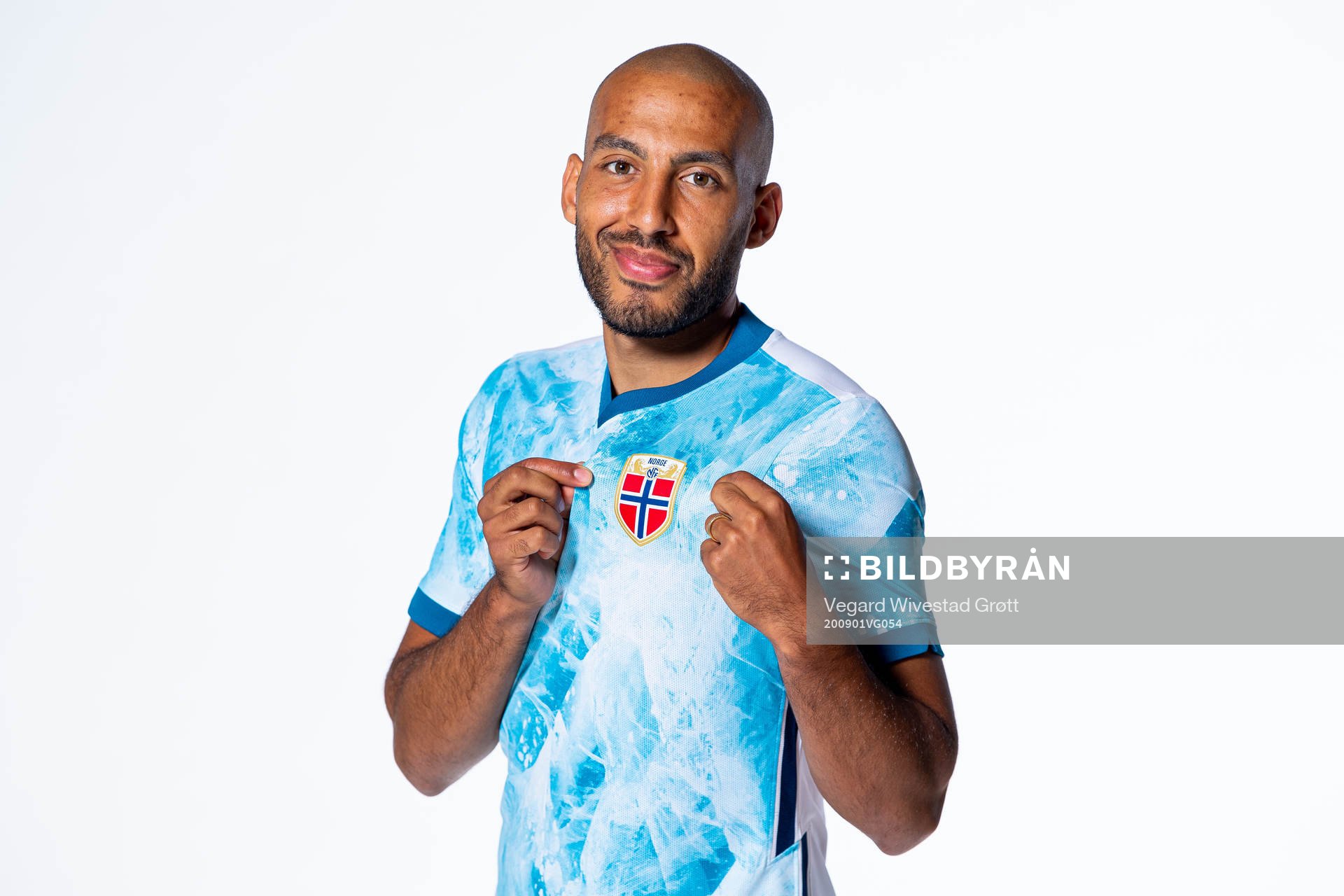Haitam Aleesami of the Norwegian national football team