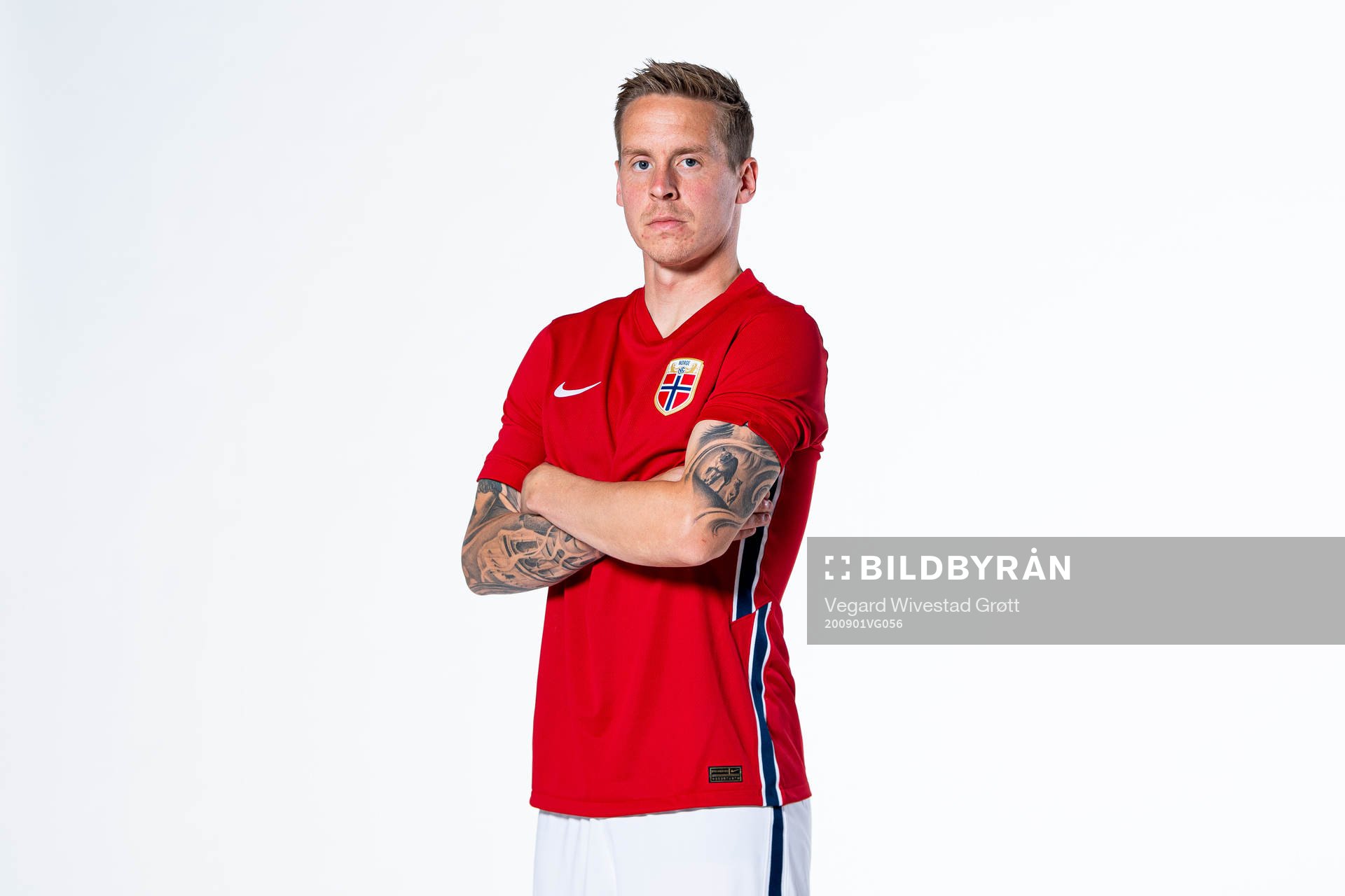 Stefan Johansen of the Norwegian national football team