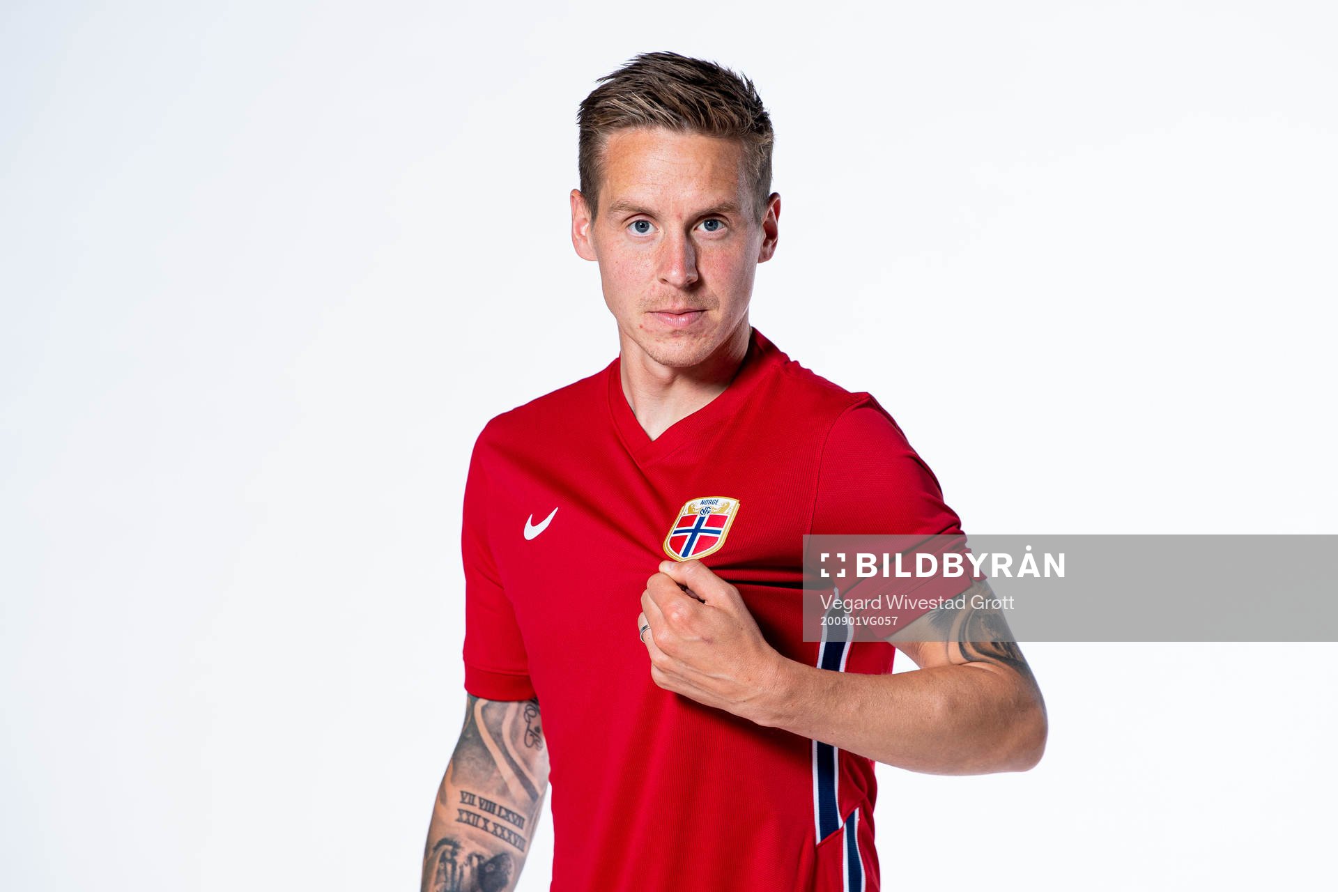 Stefan Johansen of the Norwegian national football team