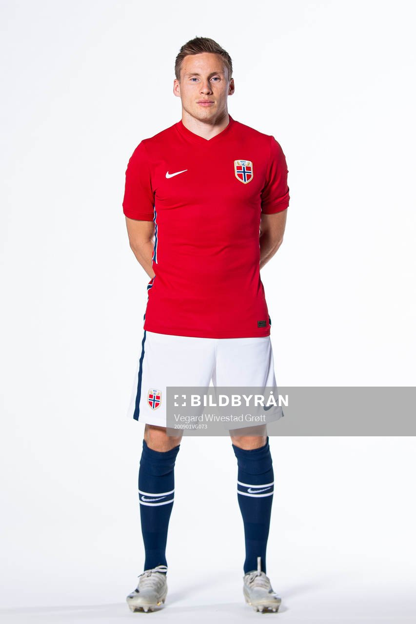 Jonas Svensson of the Norwegian national football team