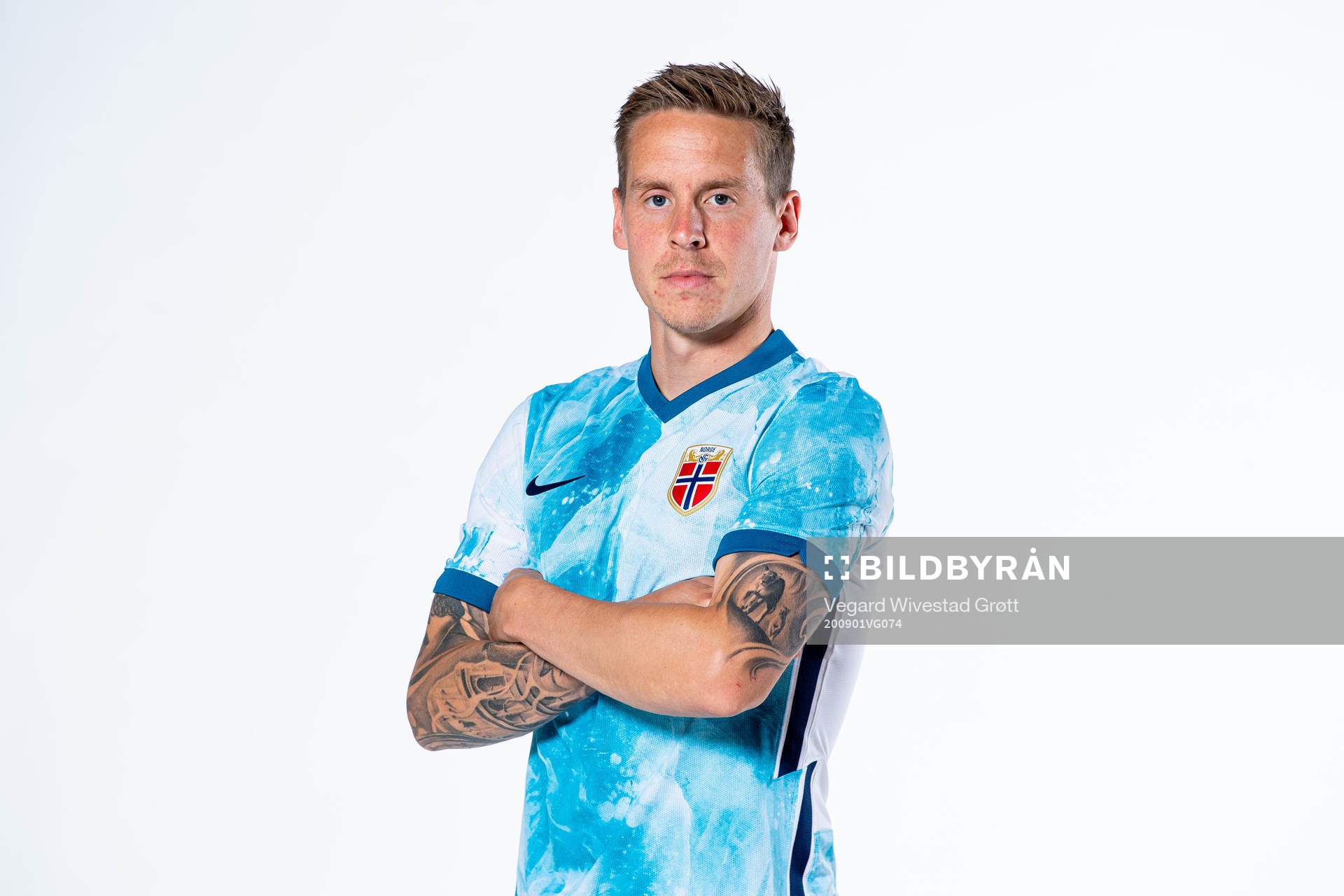 Stefan Johansen of the Norwegian national football team