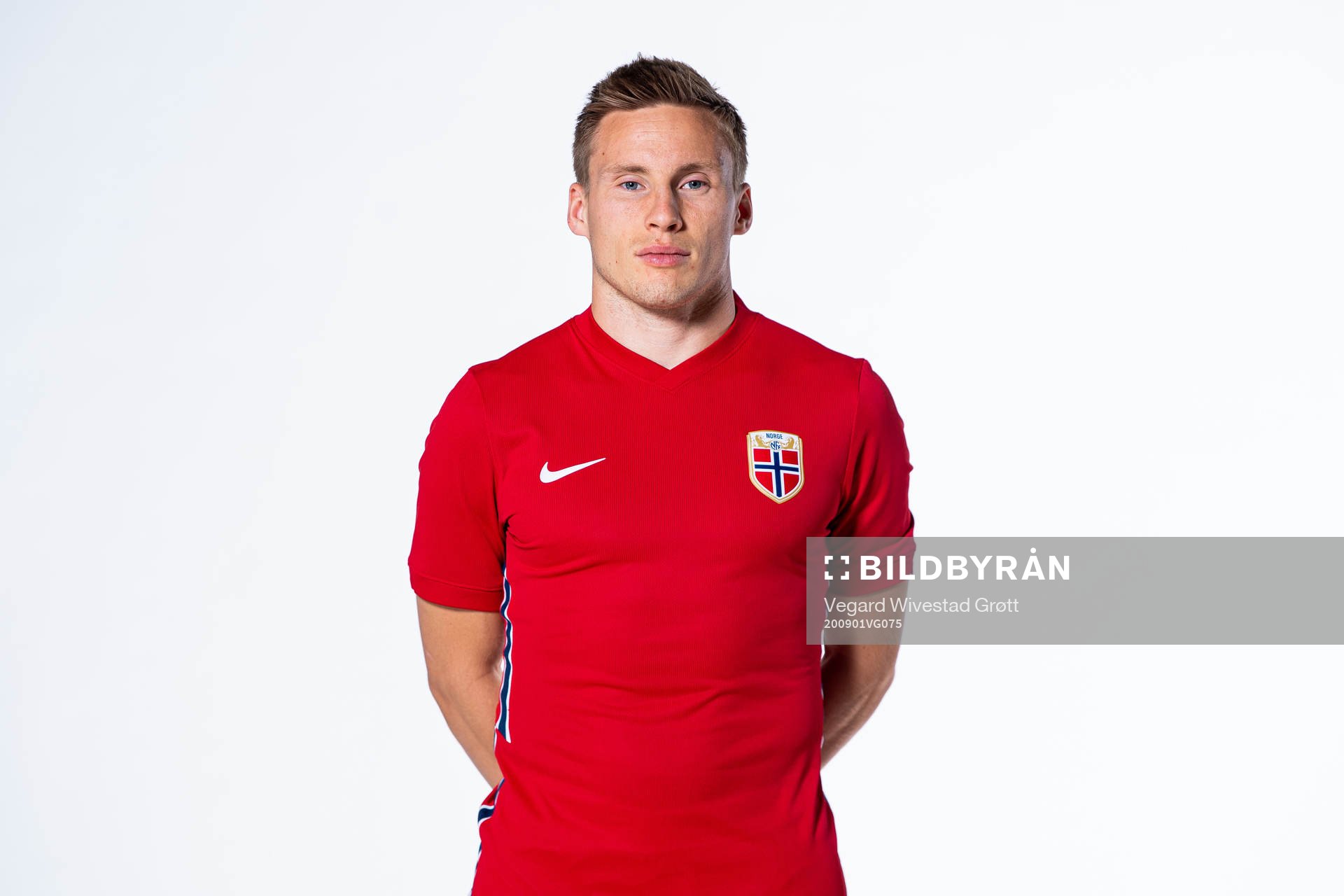 Jonas Svensson of the Norwegian national football team
