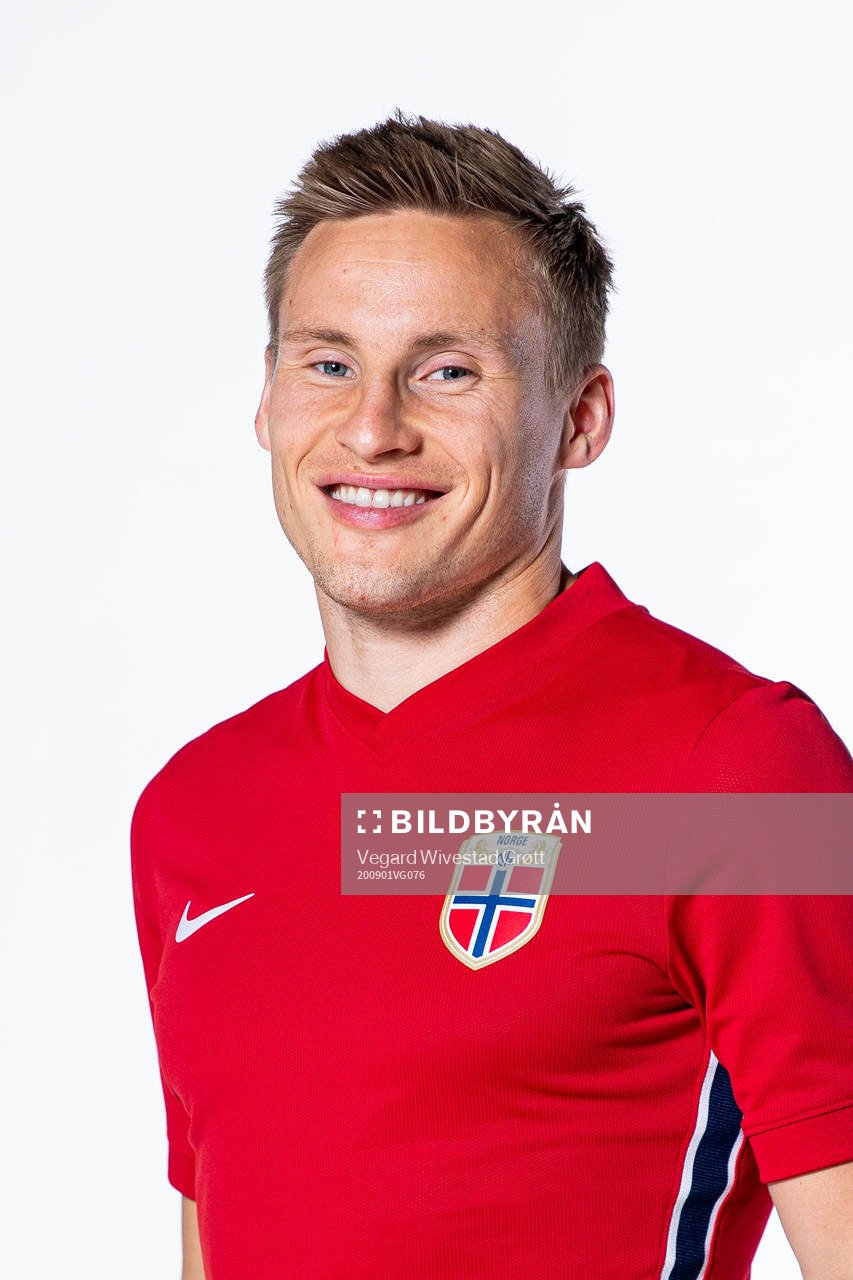Jonas Svensson of the Norwegian national football team