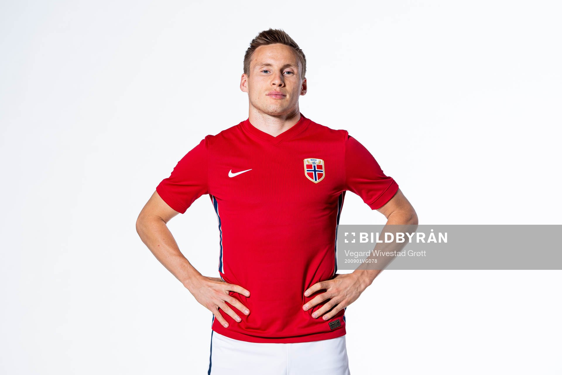 Jonas Svensson of the Norwegian national football team