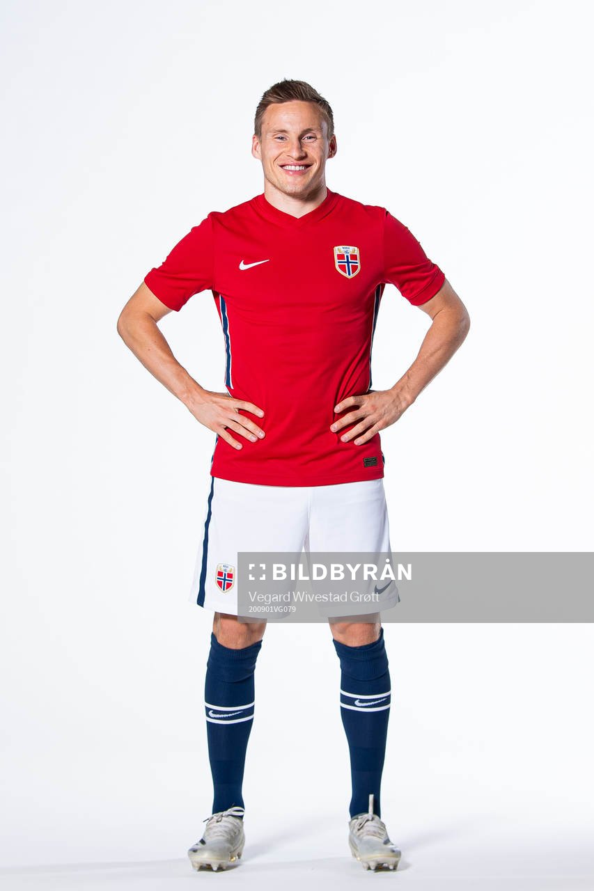 Jonas Svensson of the Norwegian national football team