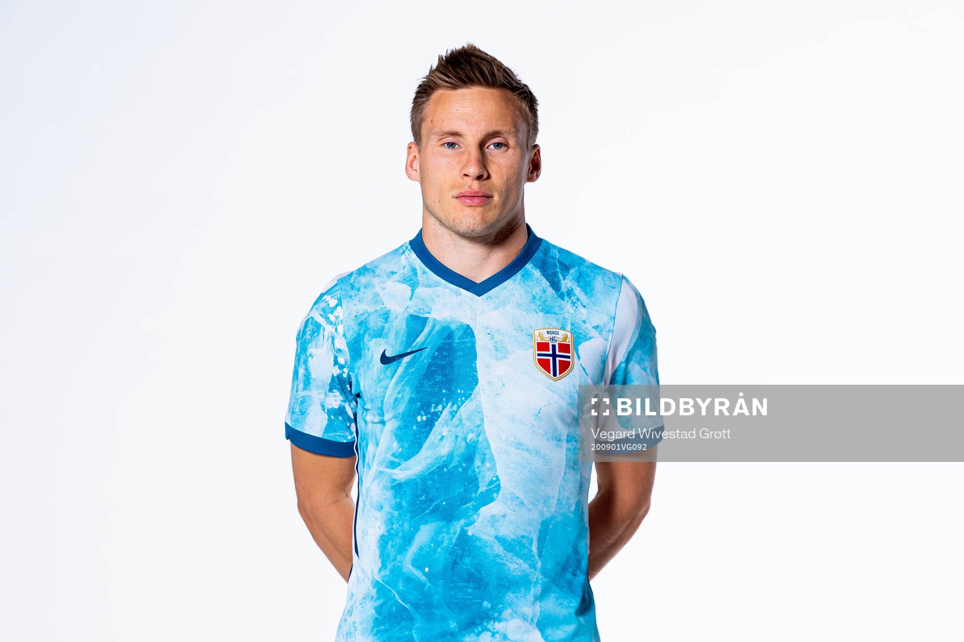 Jonas Svensson of the Norwegian national football team