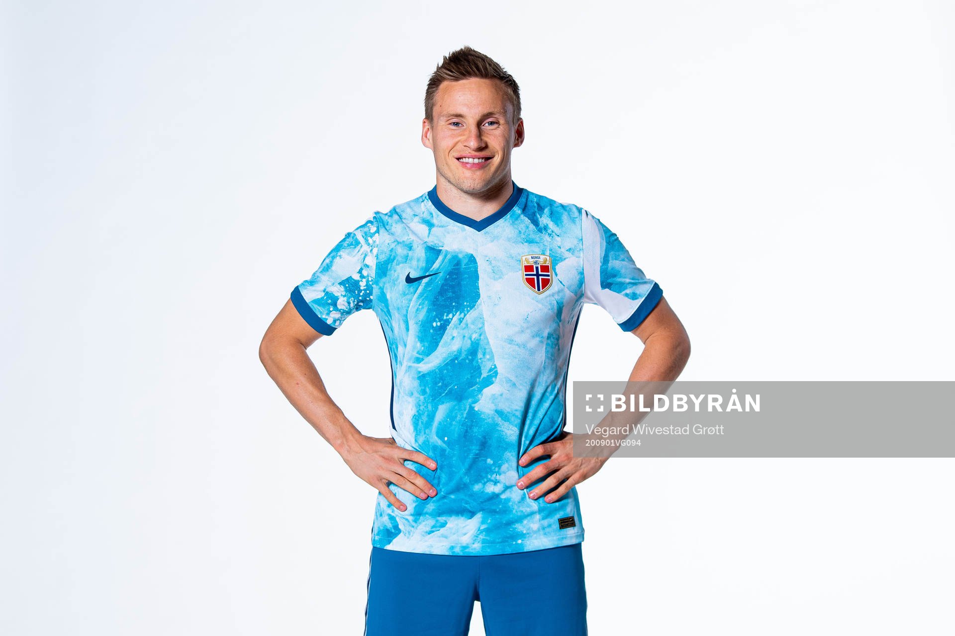 Jonas Svensson of the Norwegian national football team