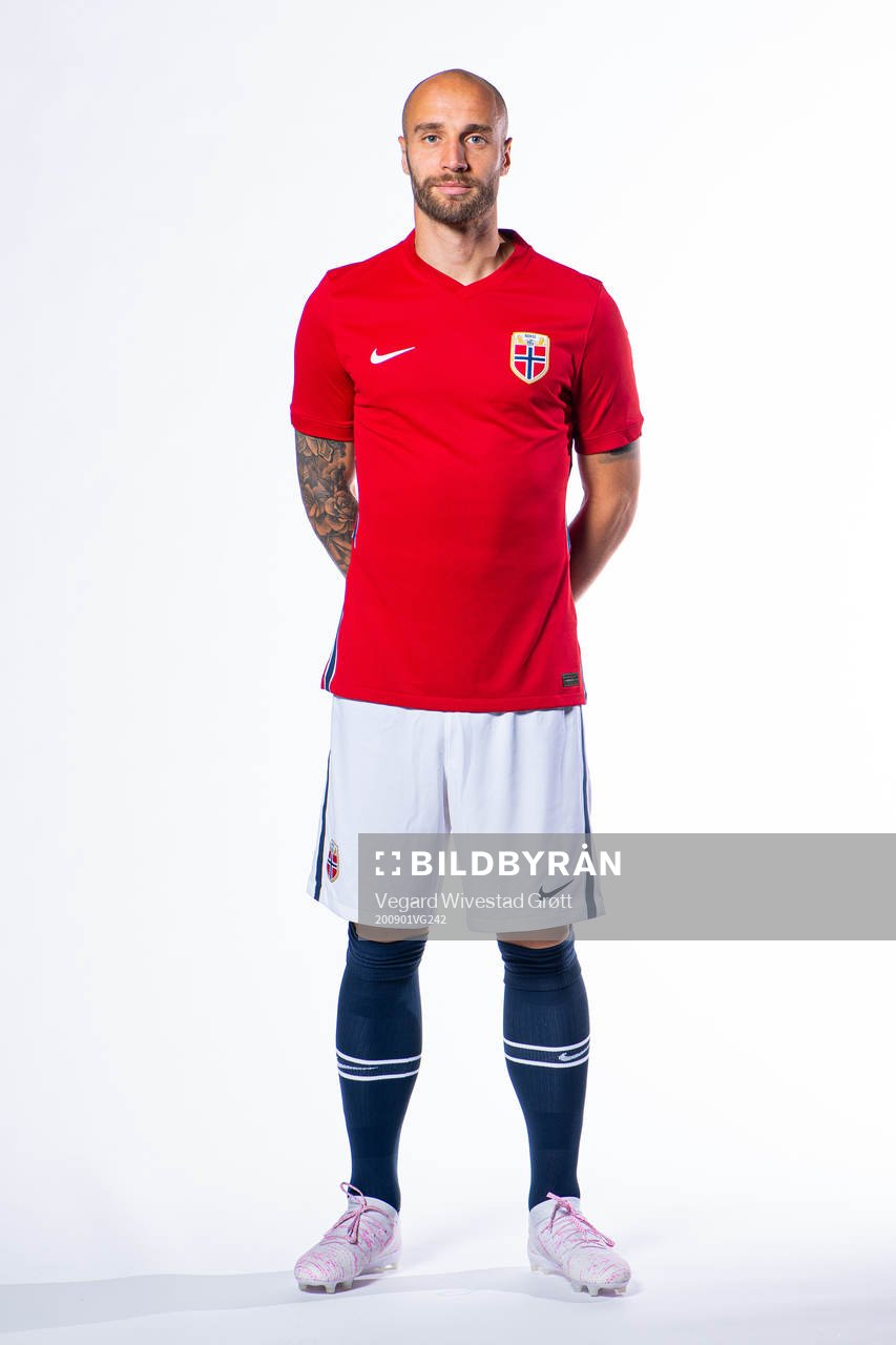 Tore Reginiussen of the Norwegian national football team