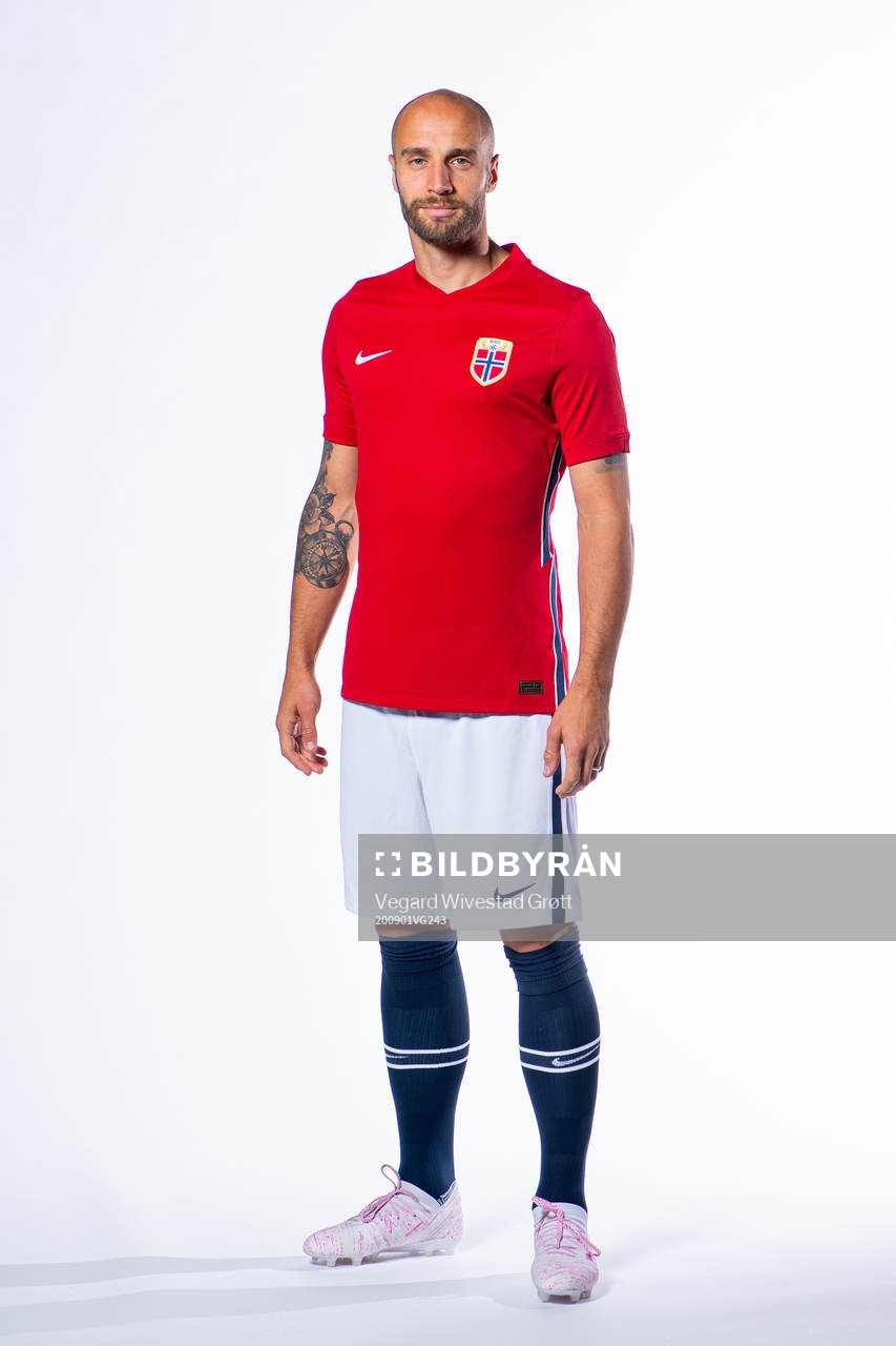 Tore Reginiussen of the Norwegian national football team