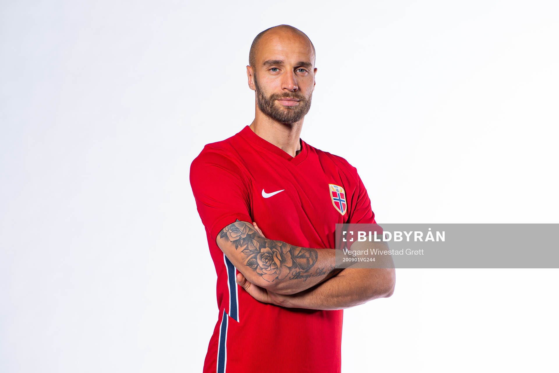 Tore Reginiussen of the Norwegian national football team