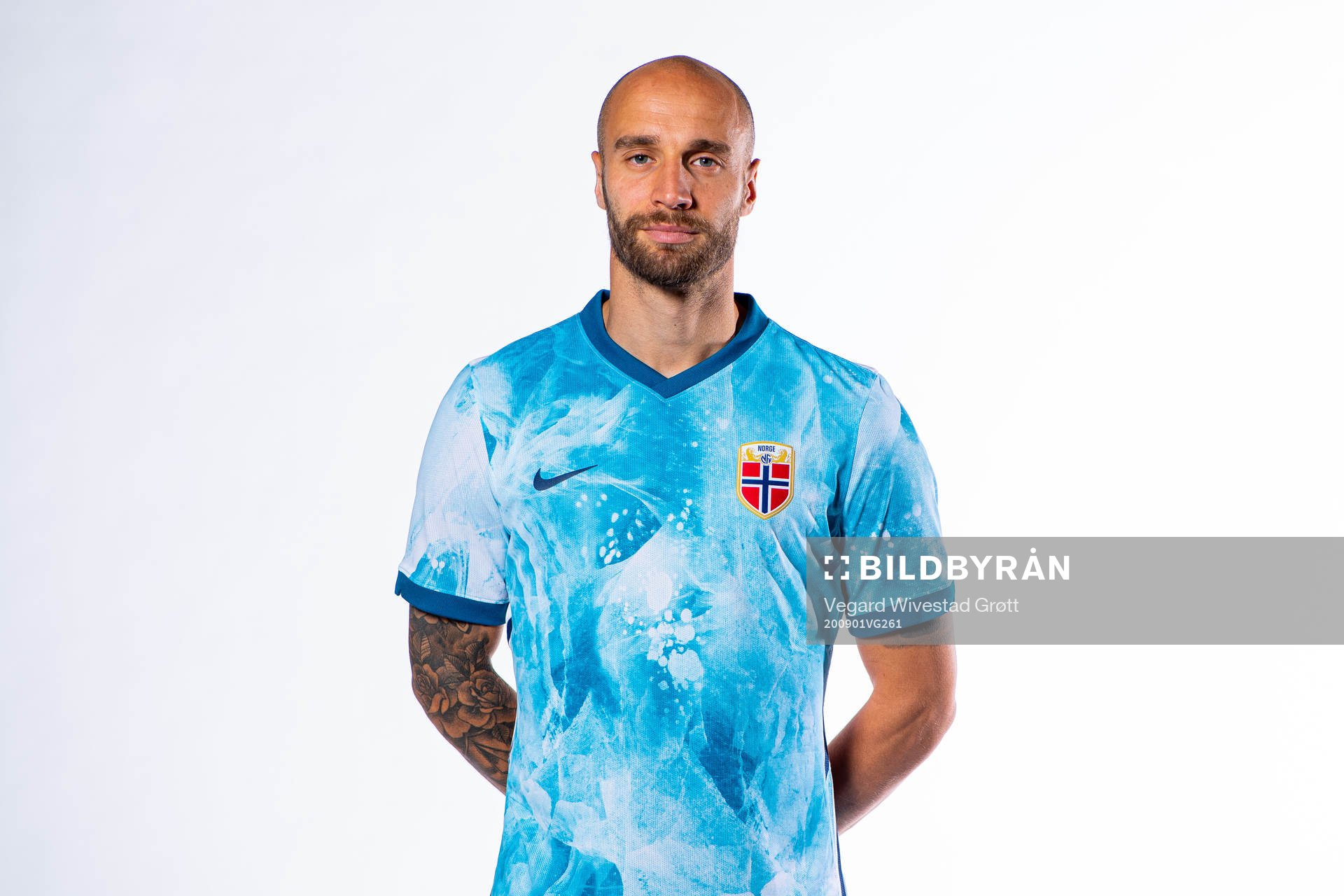 Tore Reginiussen of the Norwegian national football team