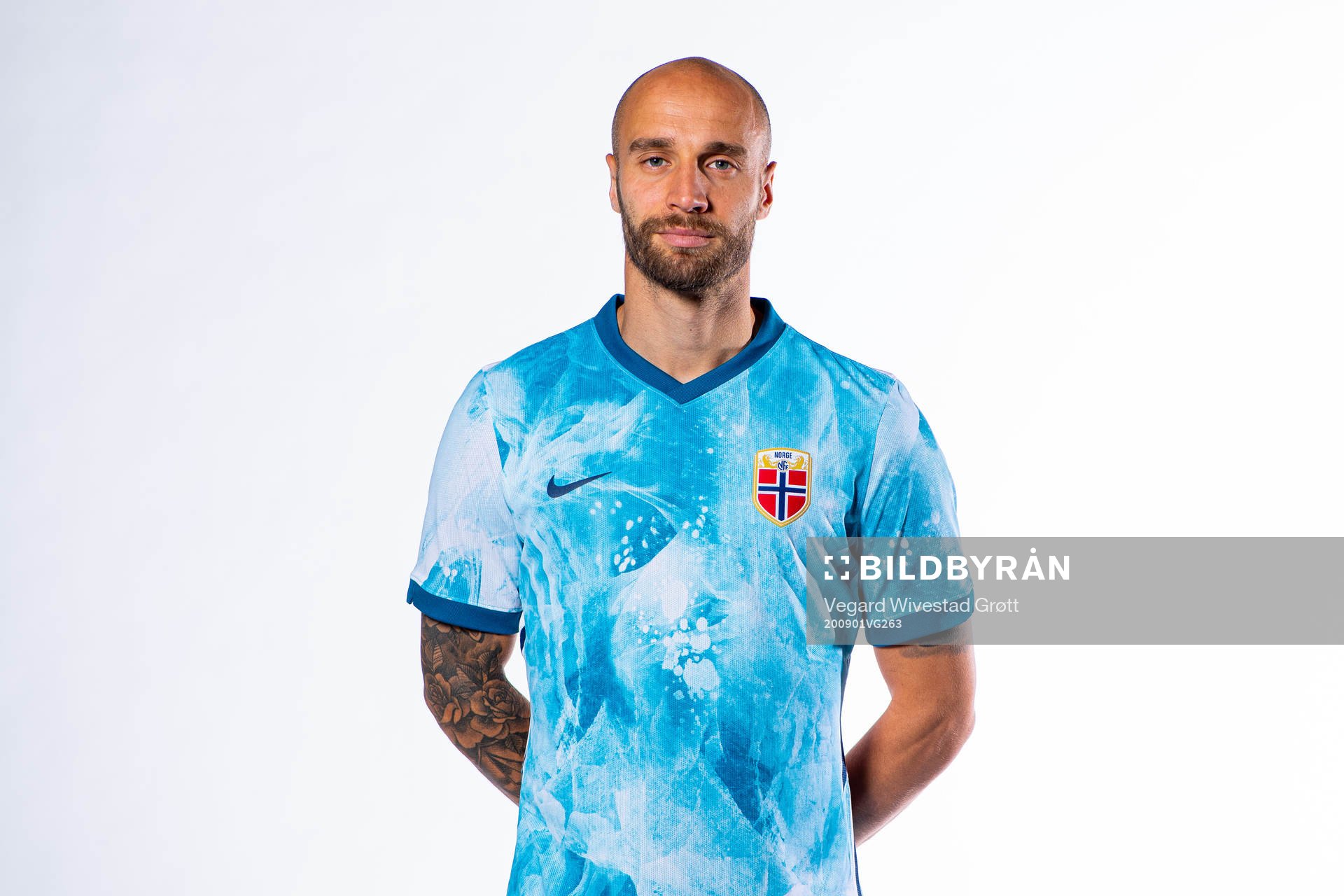 Tore Reginiussen of the Norwegian national football team
