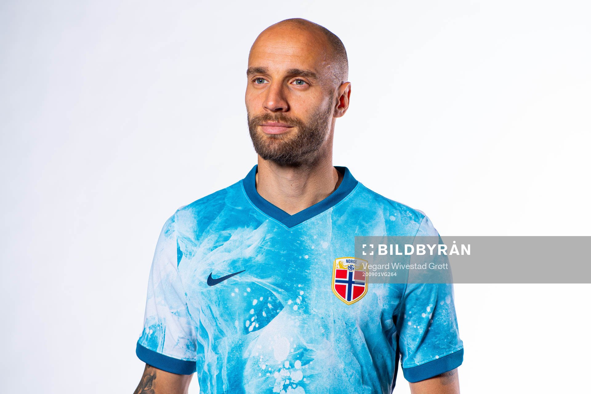 Tore Reginiussen of the Norwegian national football team