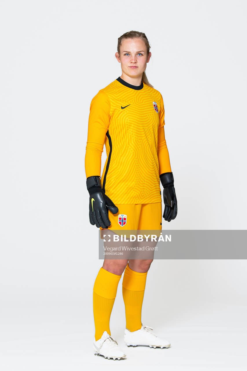 Goalkeeper Oda Maria Hove Bogstad of the Norwegian