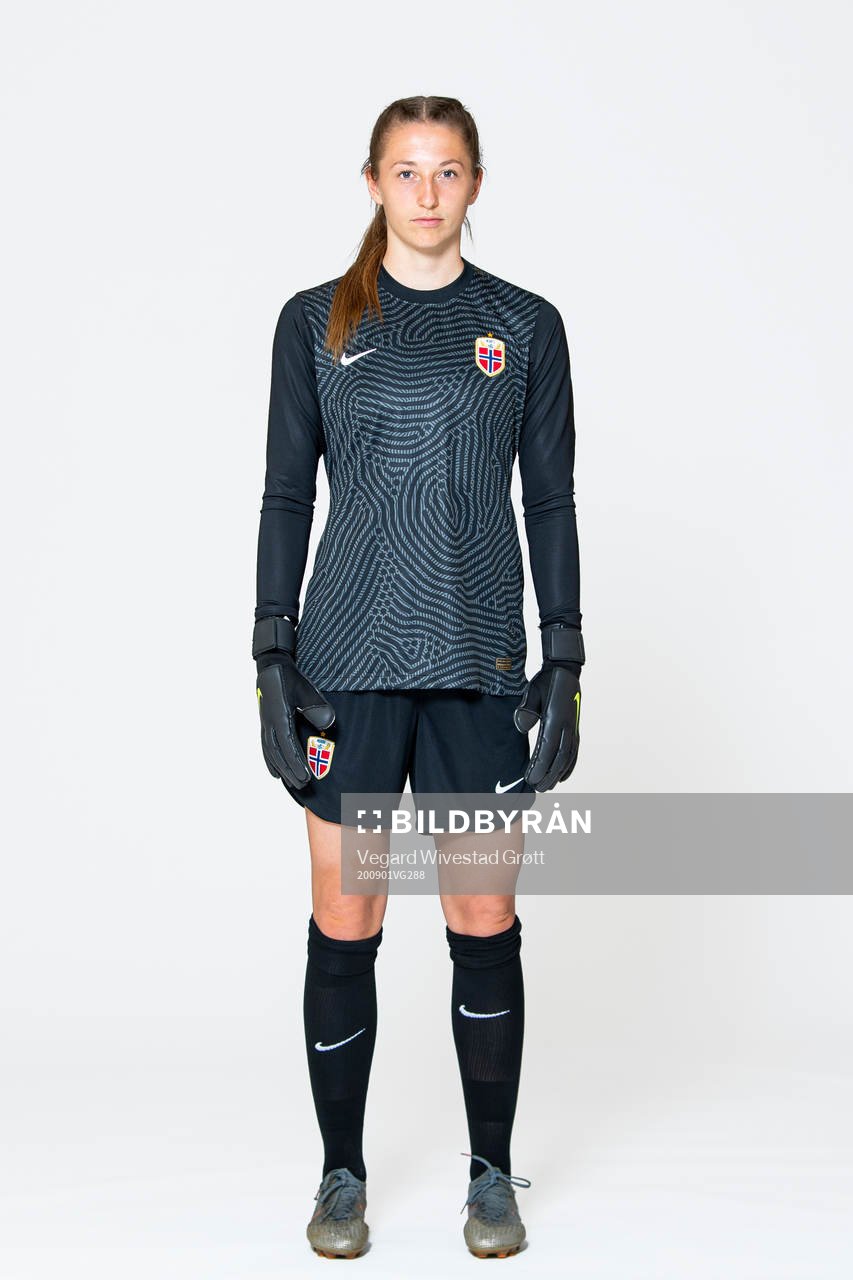 Goalkeeper Cecilie Hauståker Fiskerstrand of the Norwegian