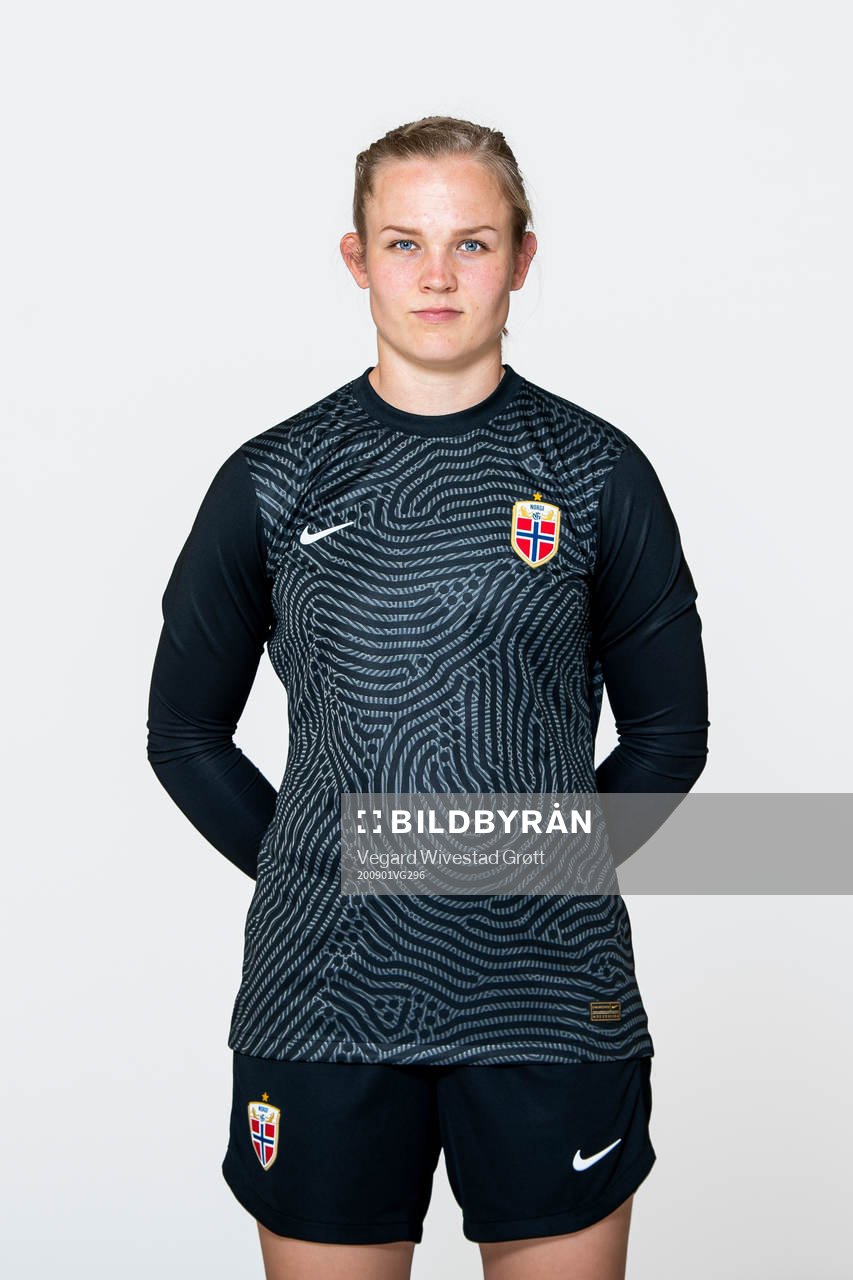 Goalkeeper Oda Maria Hove Bogstad of the Norwegian
