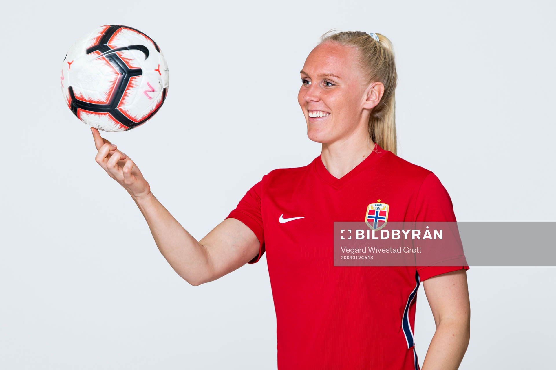 Maria Thorisdottir of the Norwegian women’s national
