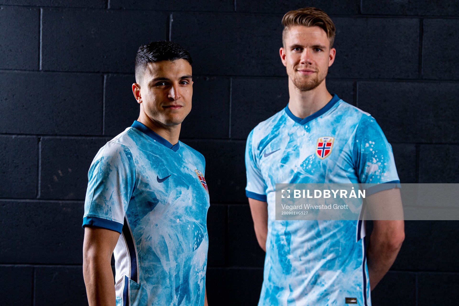 Mohamed Moi Elyounoussi and Kristoffer Ajer of the