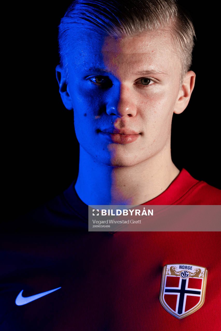 Erling Braut Haaland of the Norwegian national football