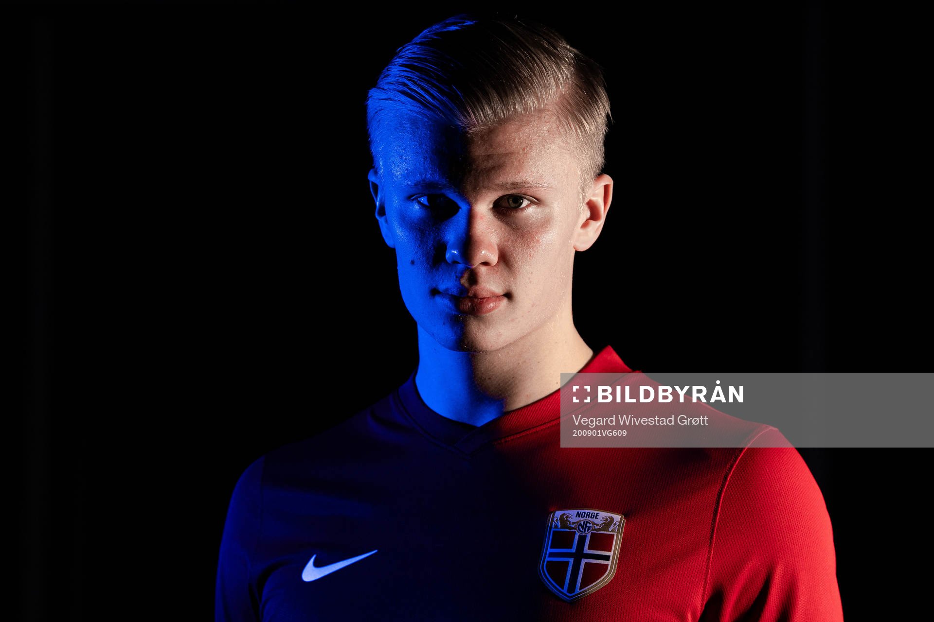 Erling Braut Haaland of the Norwegian national football