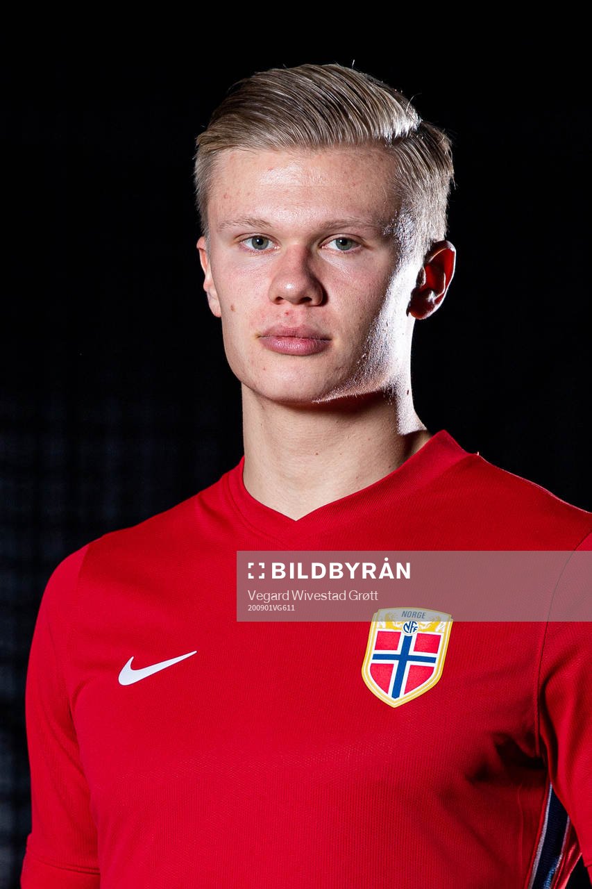Erling Braut Haaland of the Norwegian national football
