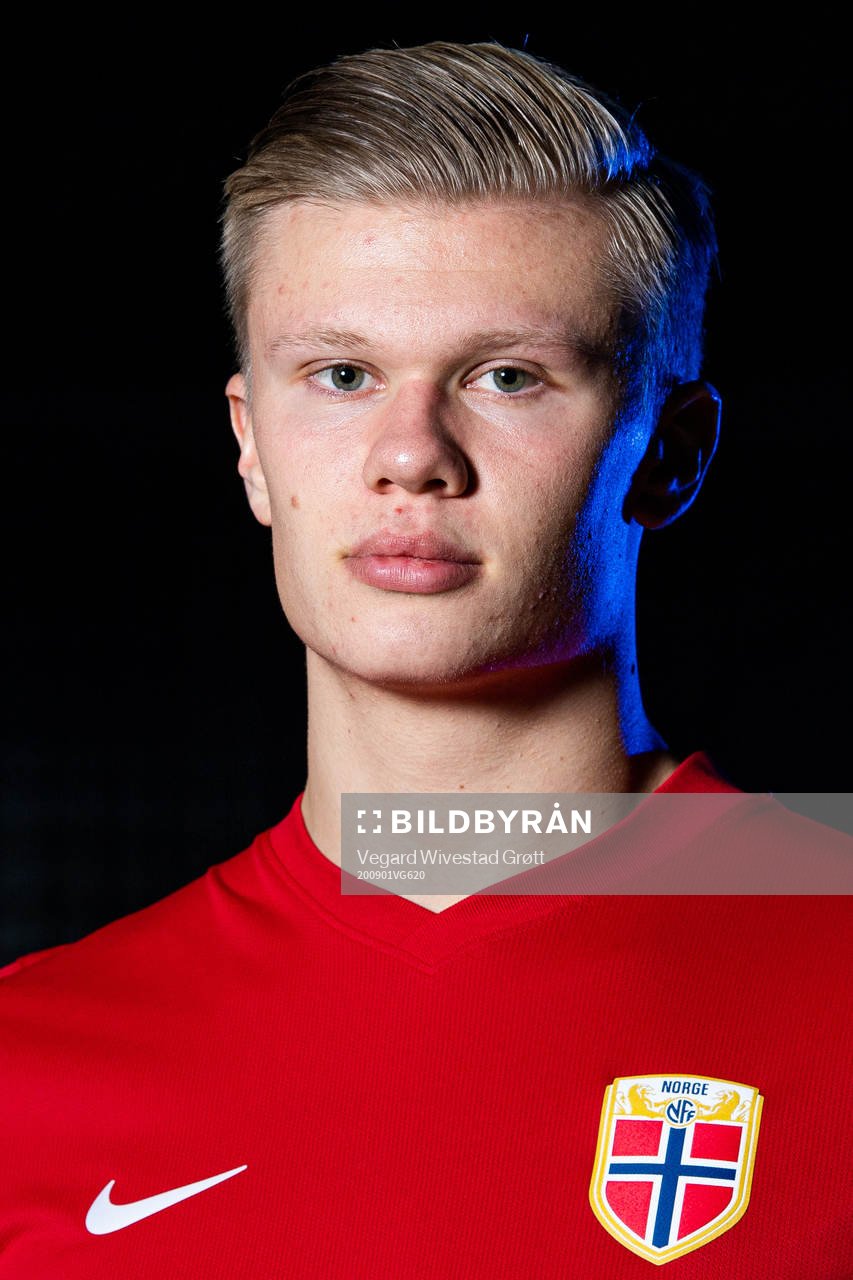 Erling Braut Haaland of the Norwegian national football