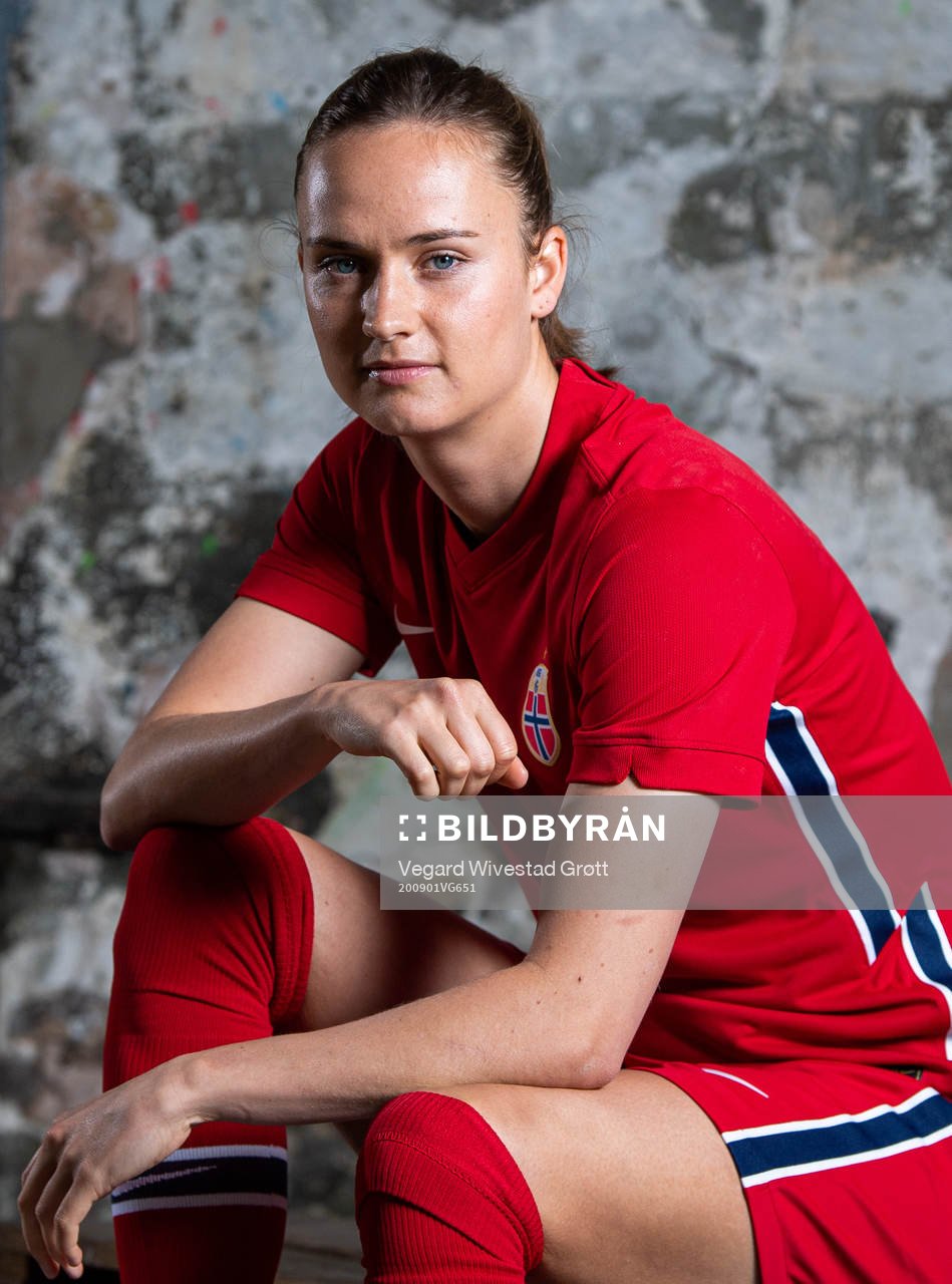 Caroline Graham Hansen of the Norwegian national football