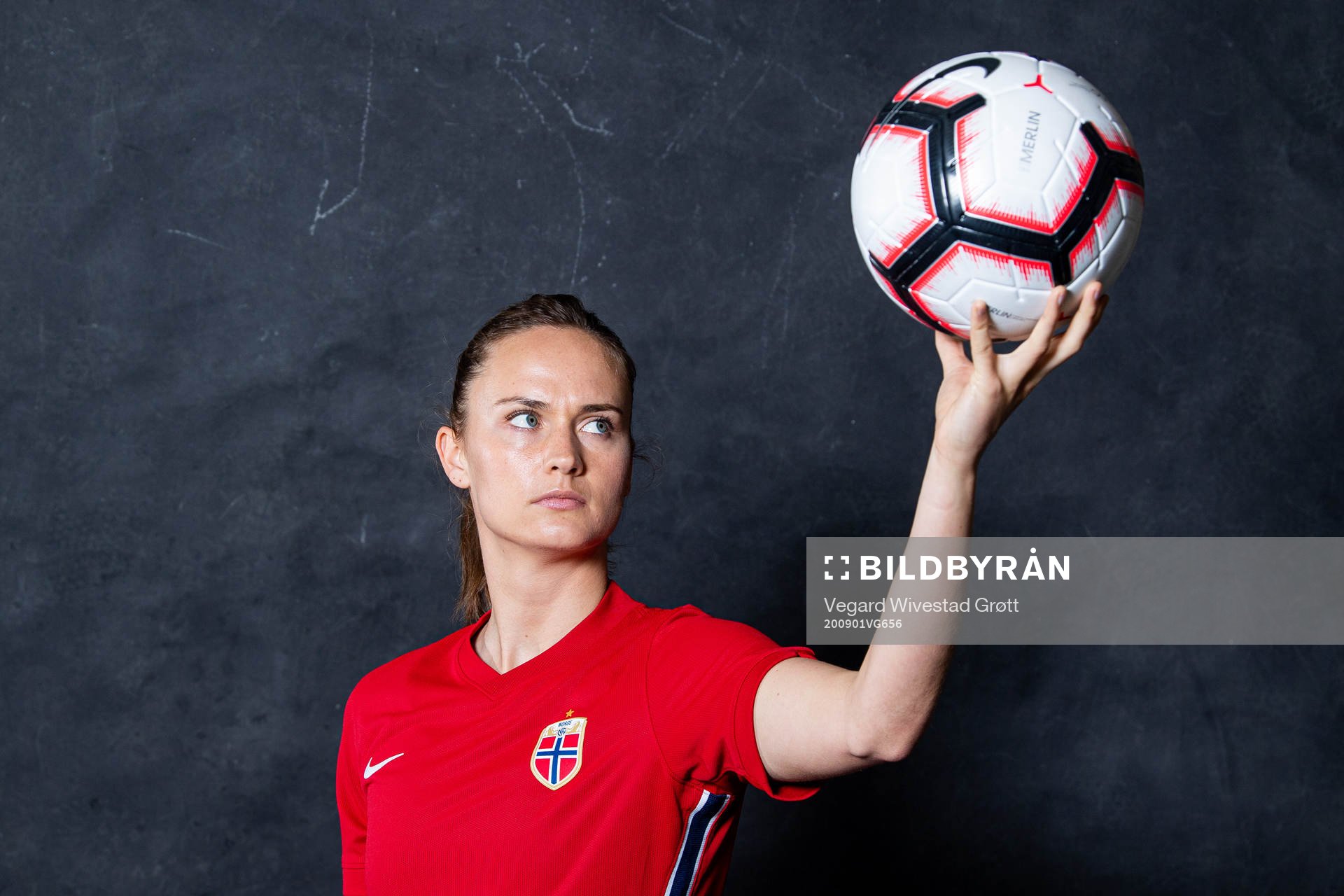 Caroline Graham Hansen of the Norwegian national football