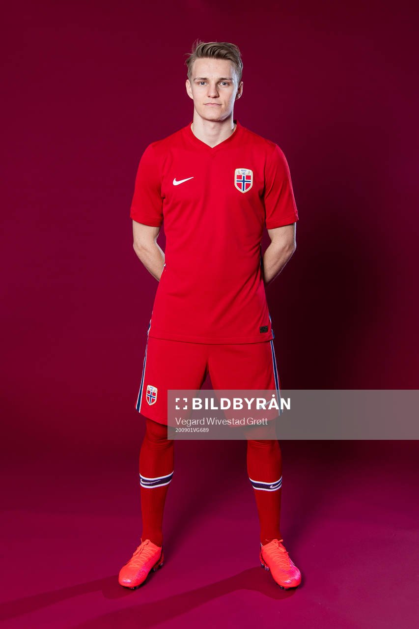 Martin Ødegaard of the Norwegian national football team