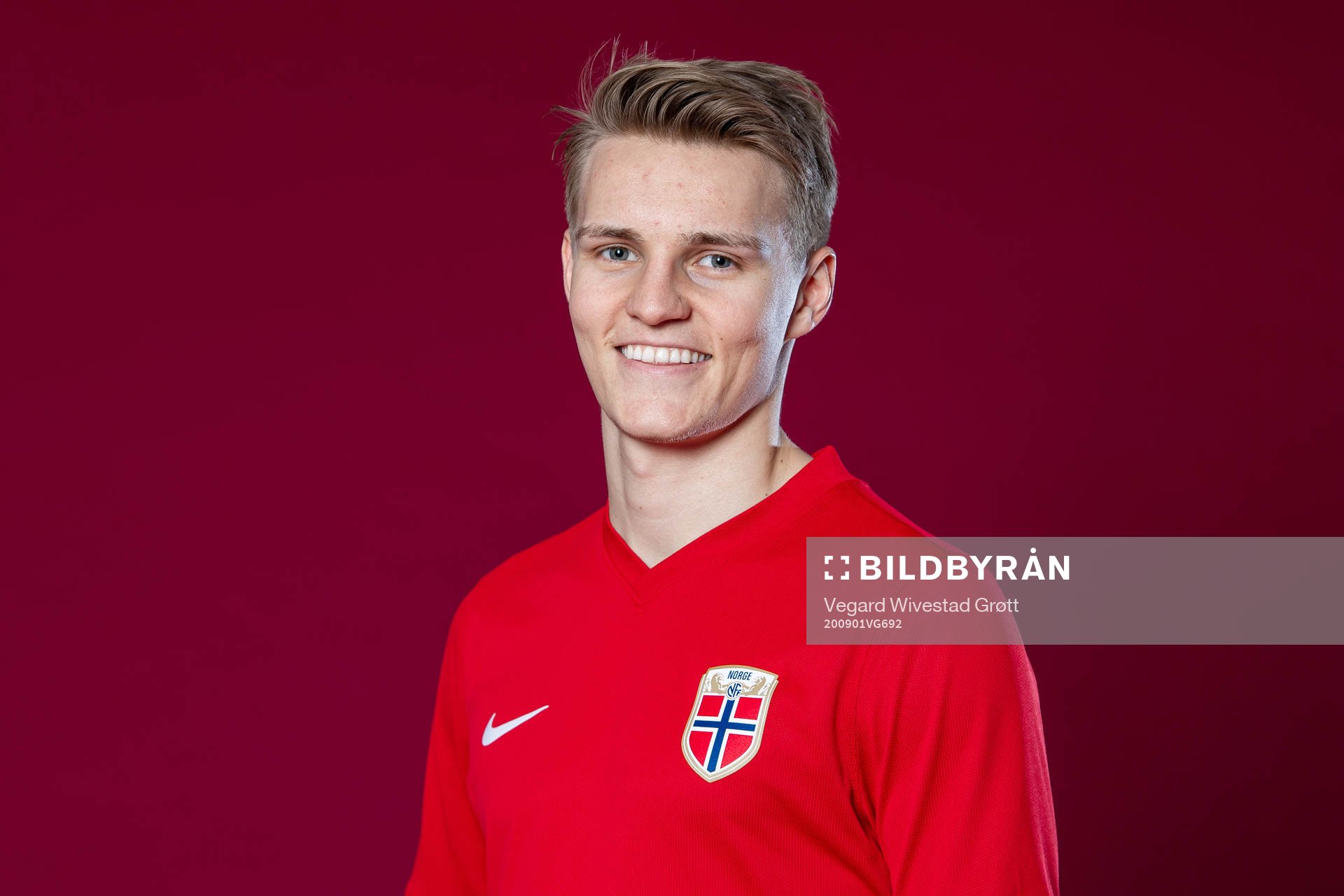 Martin Ødegaard of the Norwegian national football team