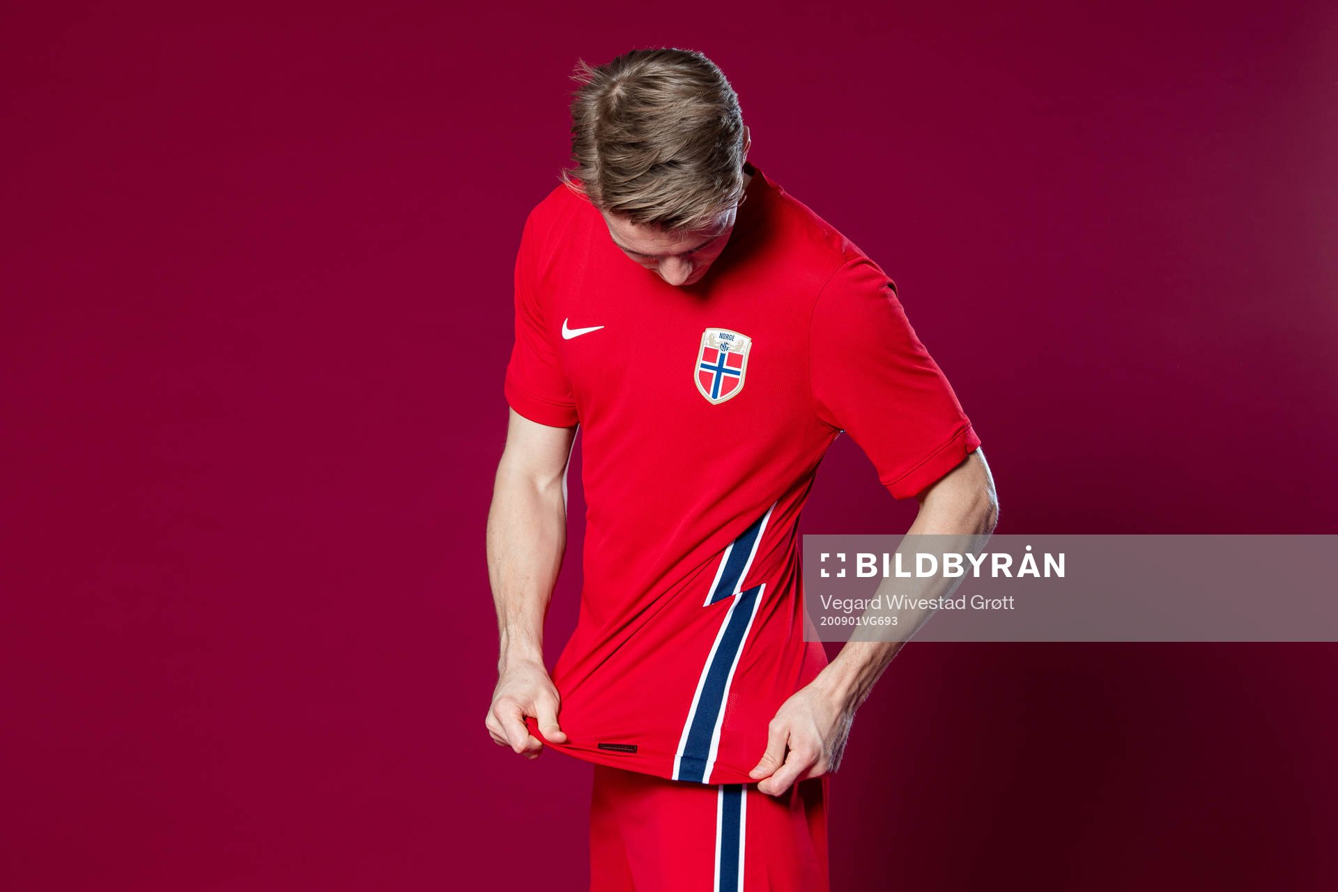 Martin Ødegaard of the Norwegian national football team