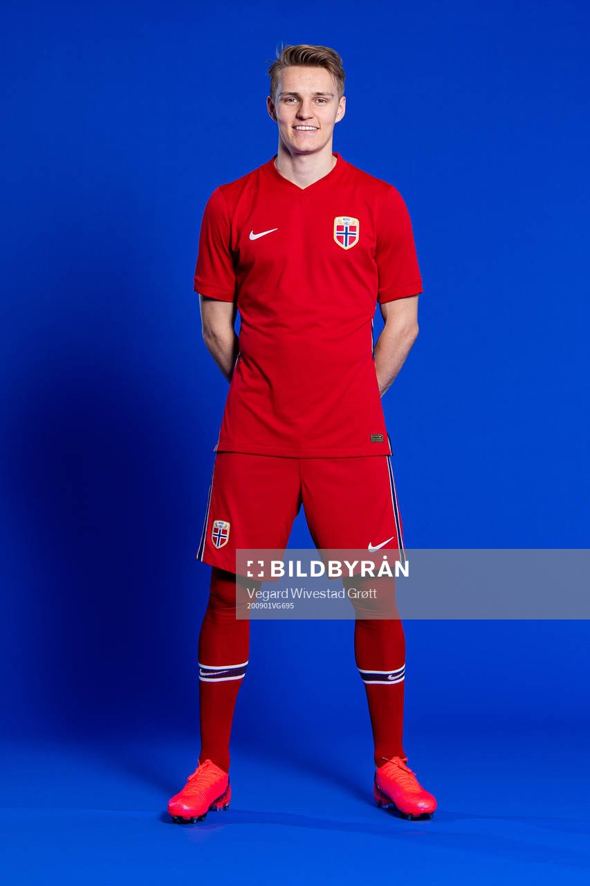 Martin Ødegaard of the Norwegian national football team