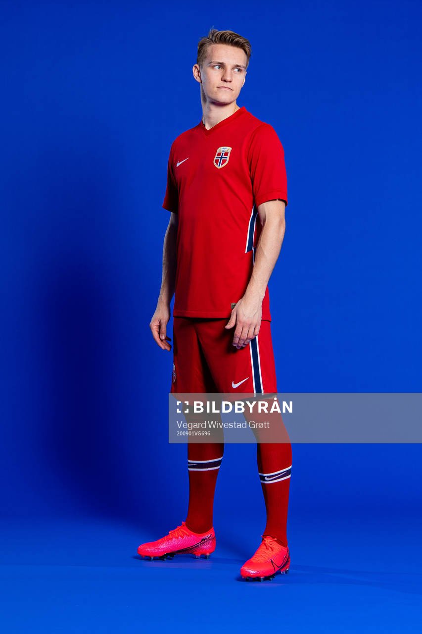 Martin Ødegaard of the Norwegian national football team