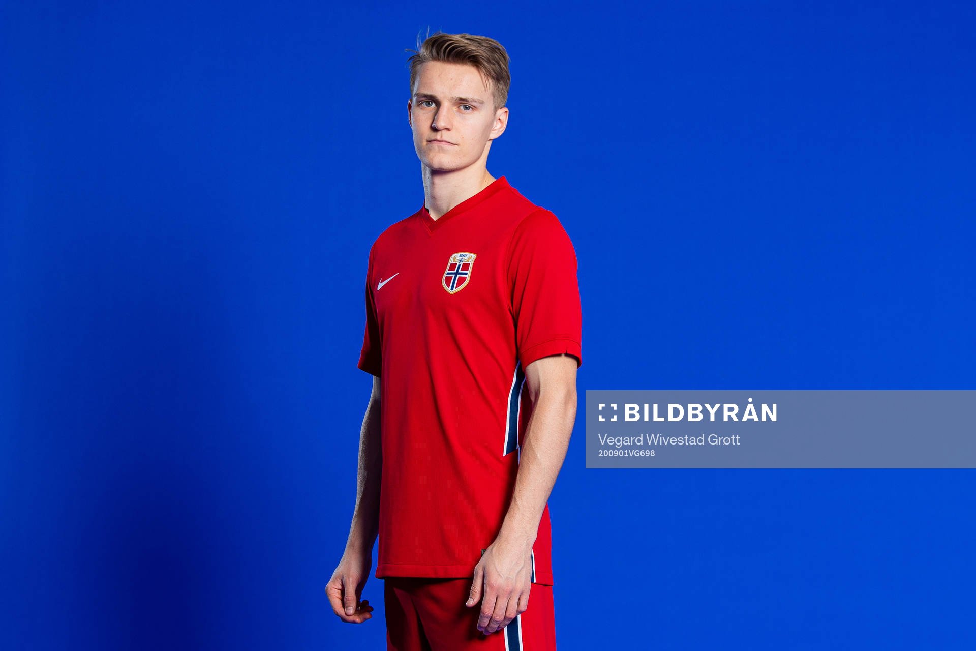 Martin Ødegaard of the Norwegian national football team