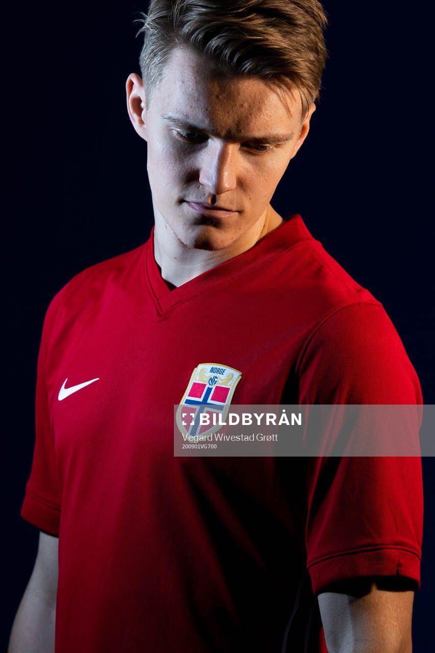 Martin Ødegaard of the Norwegian national football team